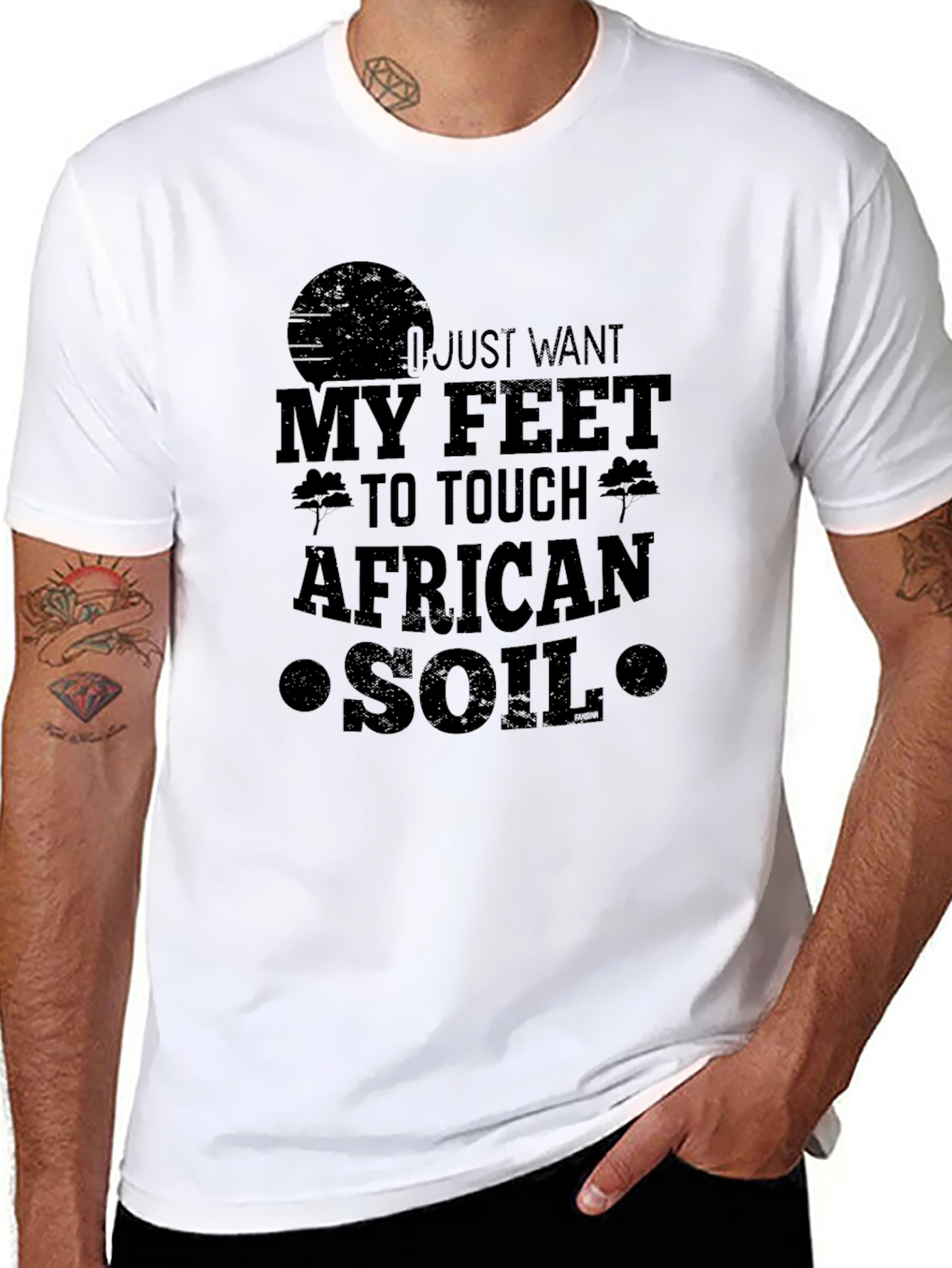 African Soil T-Shirt - Unisex Black Tee