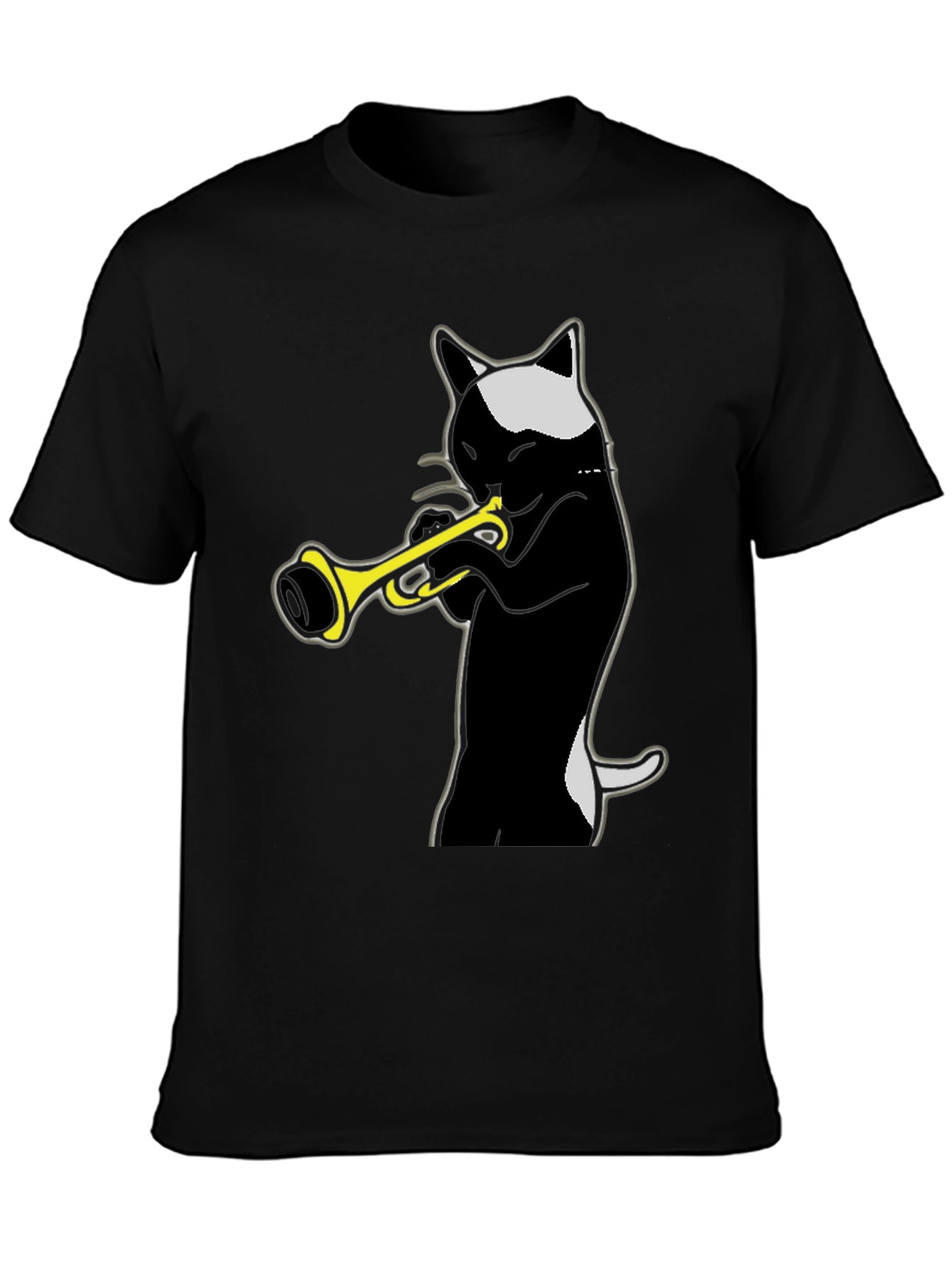Cool Cat Trumpet Player T-Shirt