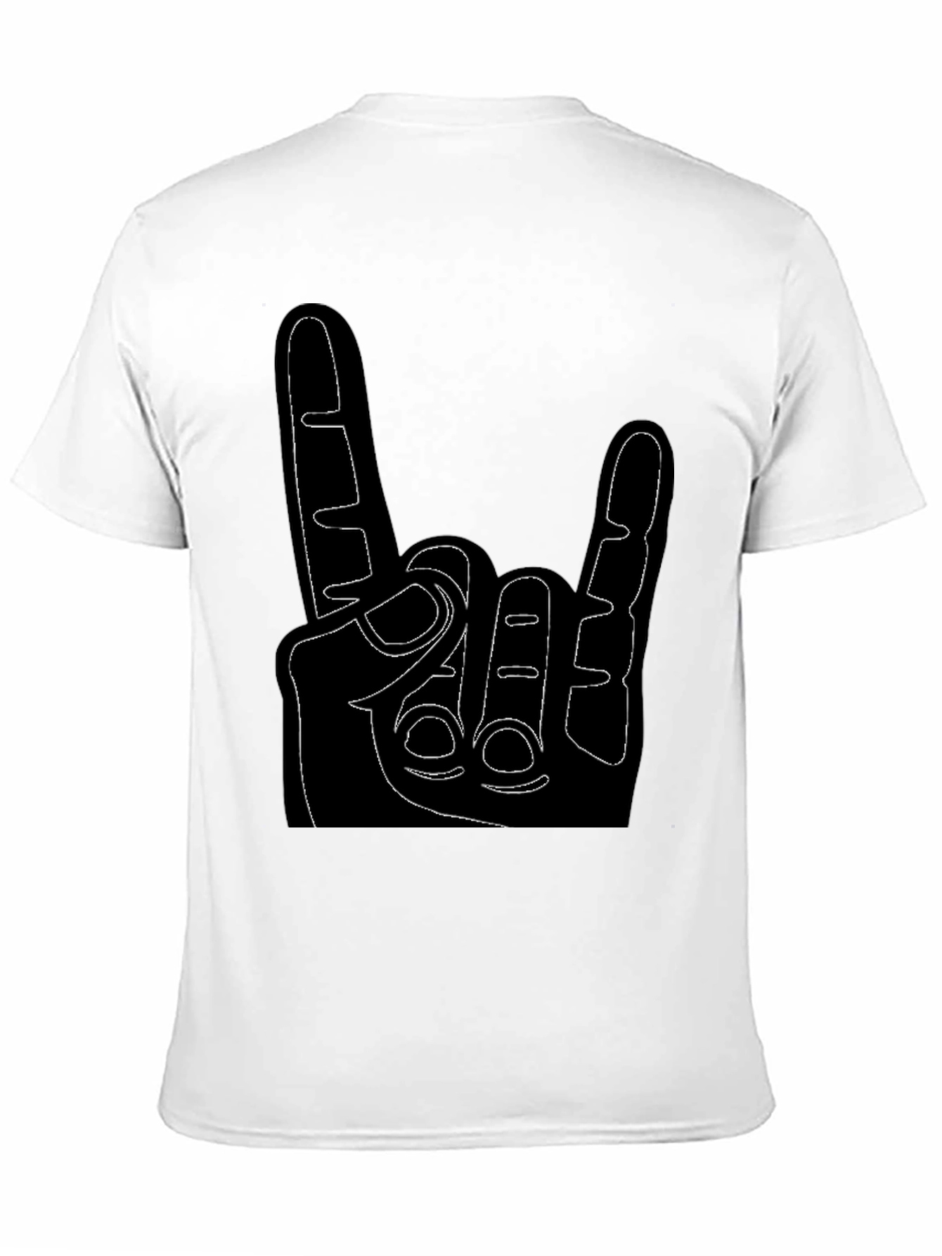 Rock On Graphic Tee - Black