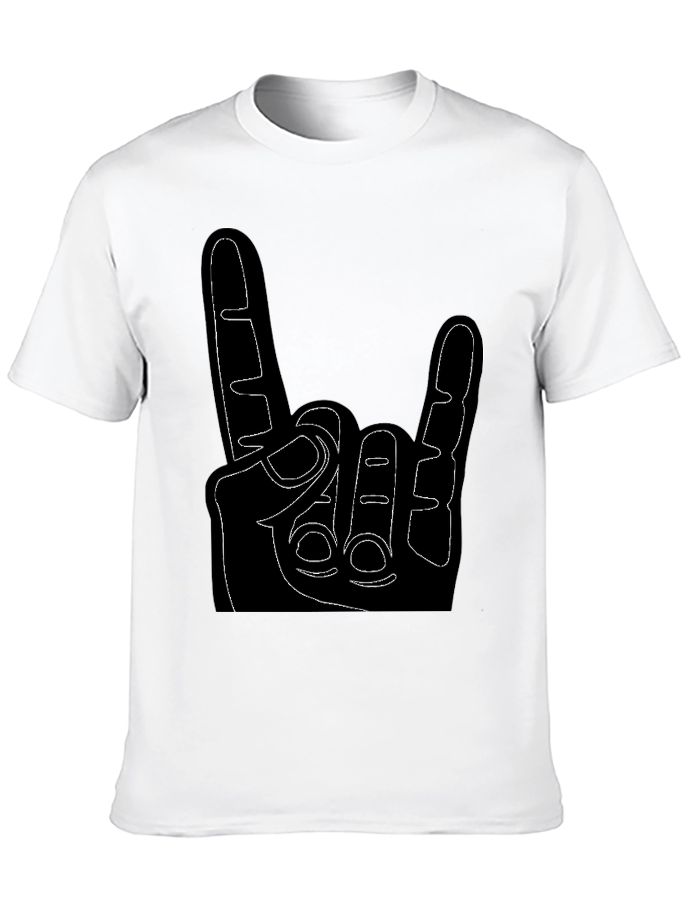 Rock On Graphic Tee - Black