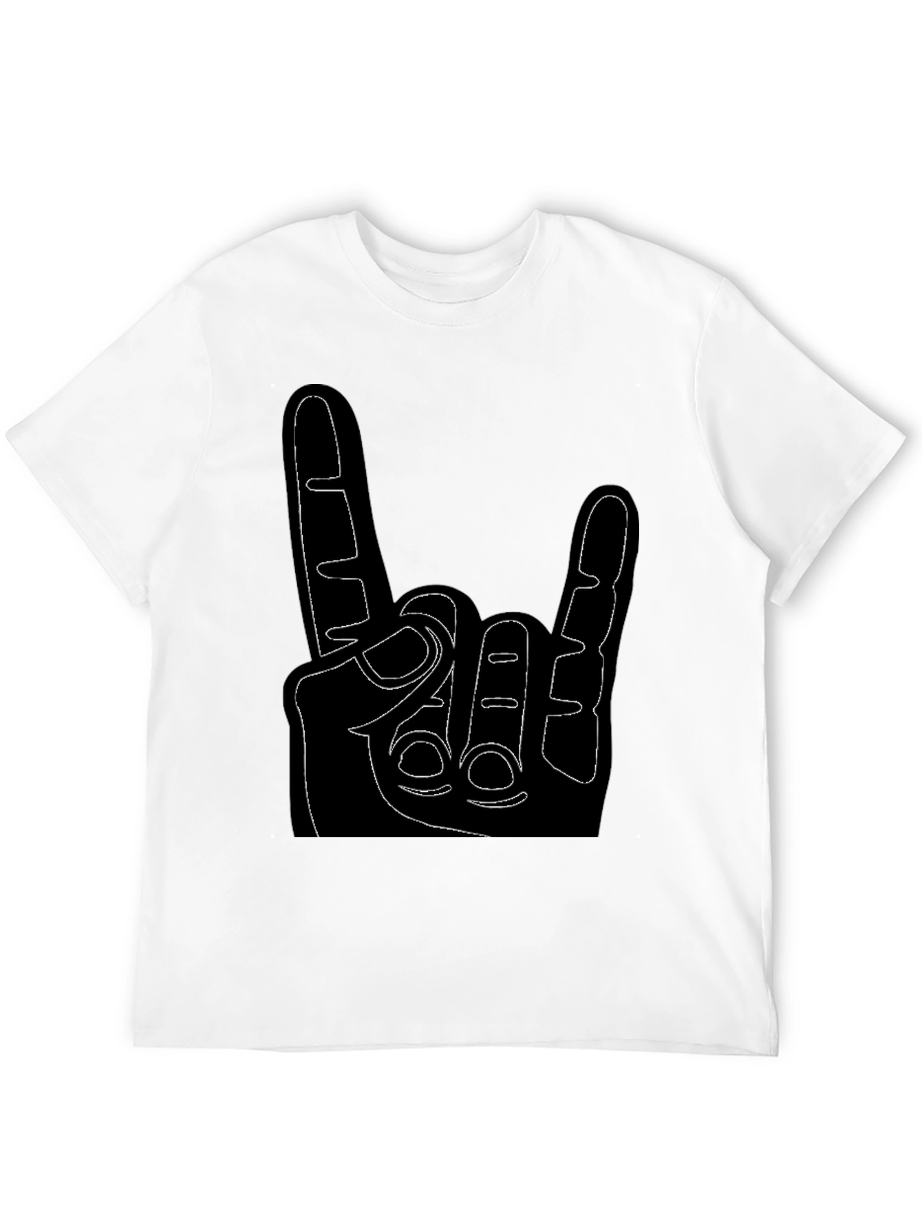 Rock On Graphic Tee - Black