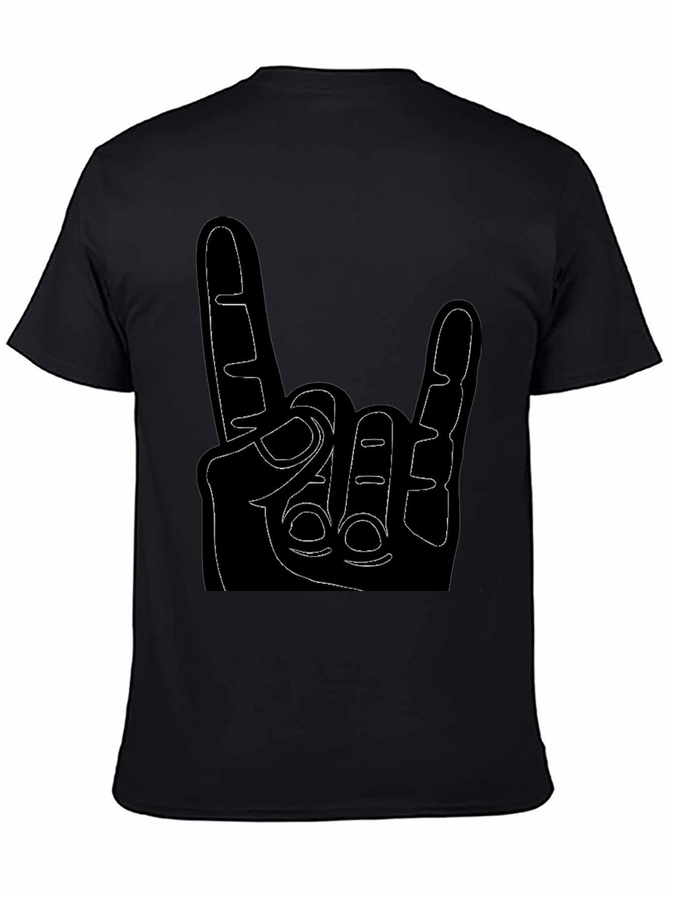 Rock On Graphic Tee - Black