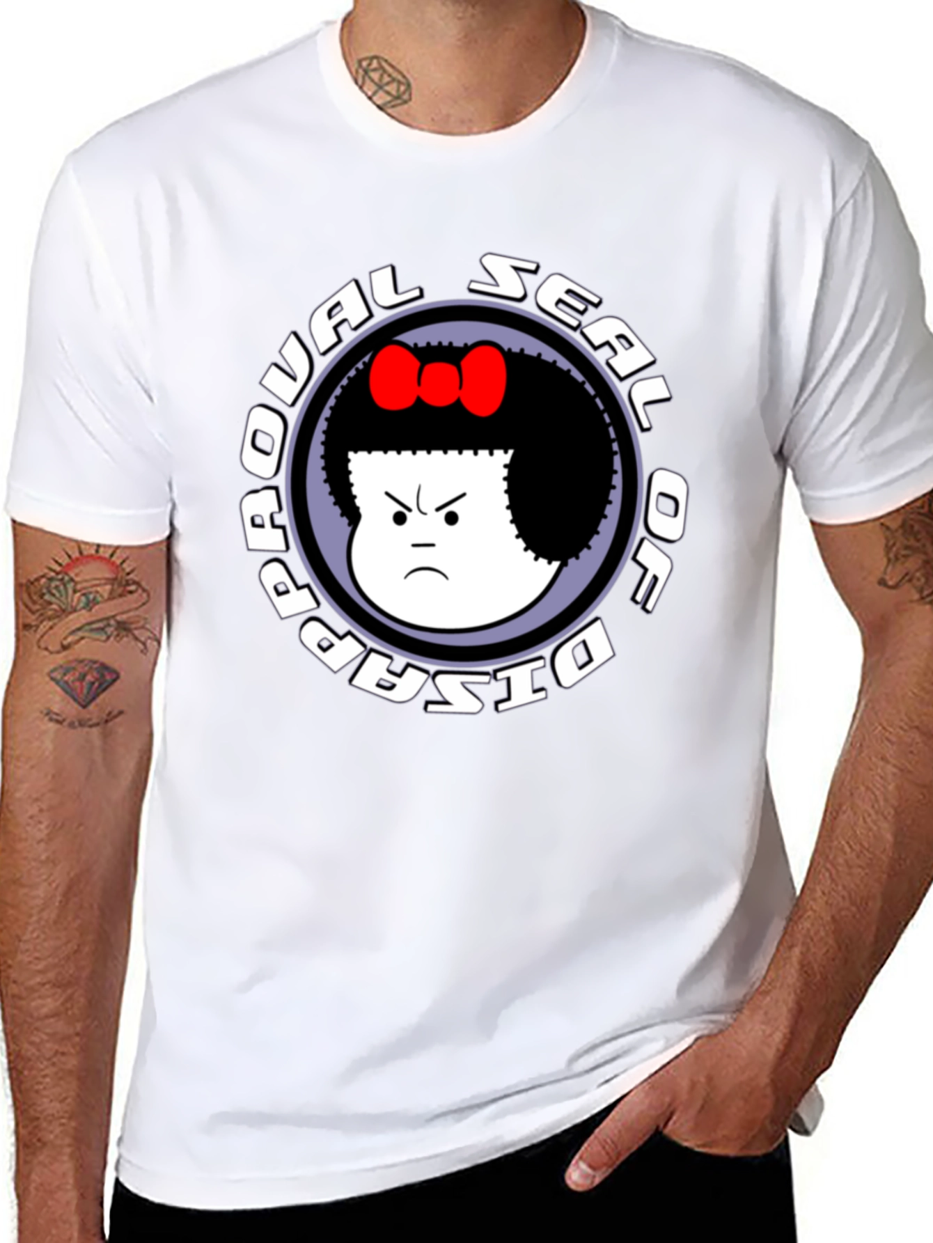 Seal of Disapproval Black T-Shirt