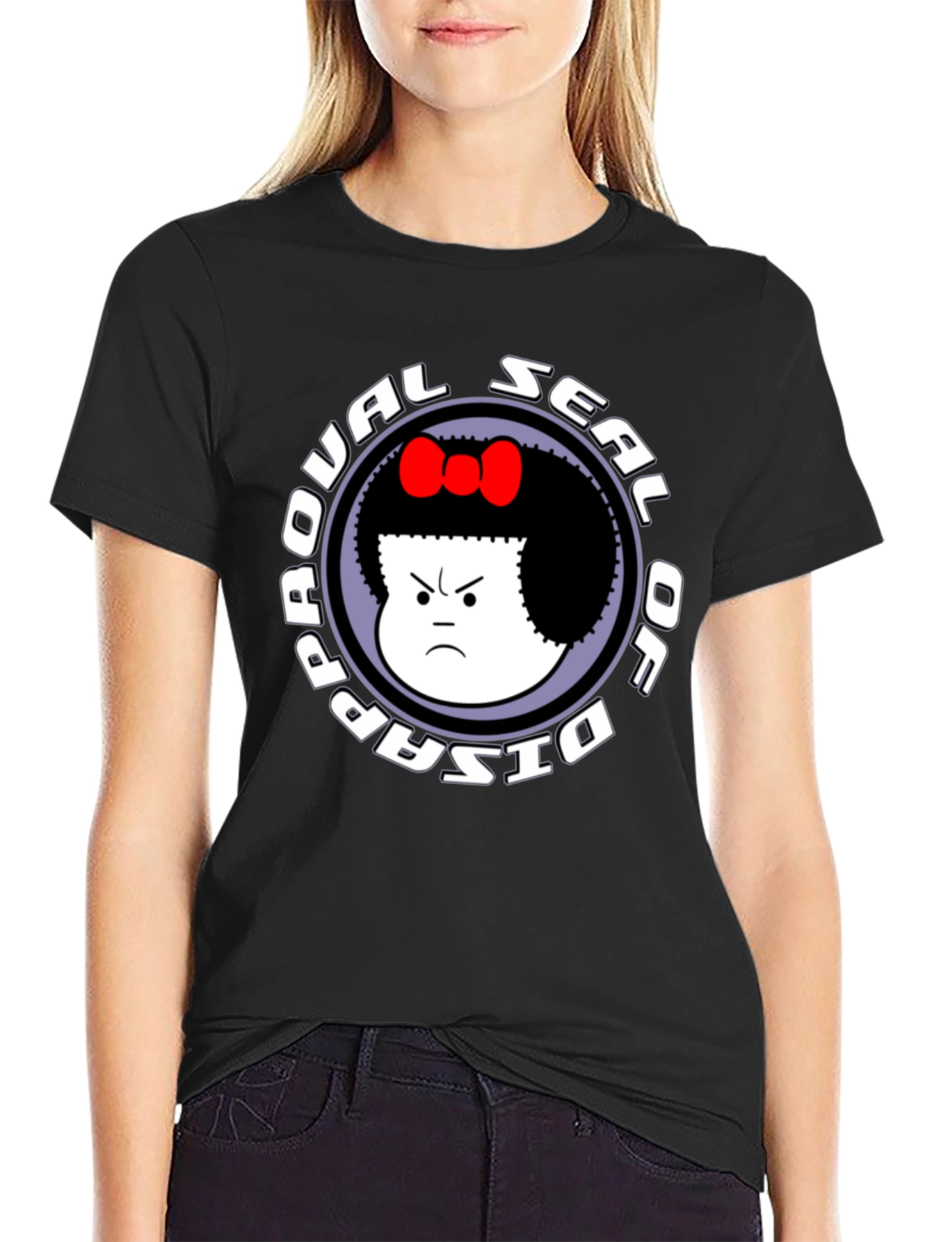 Seal of Disapproval Black T-Shirt