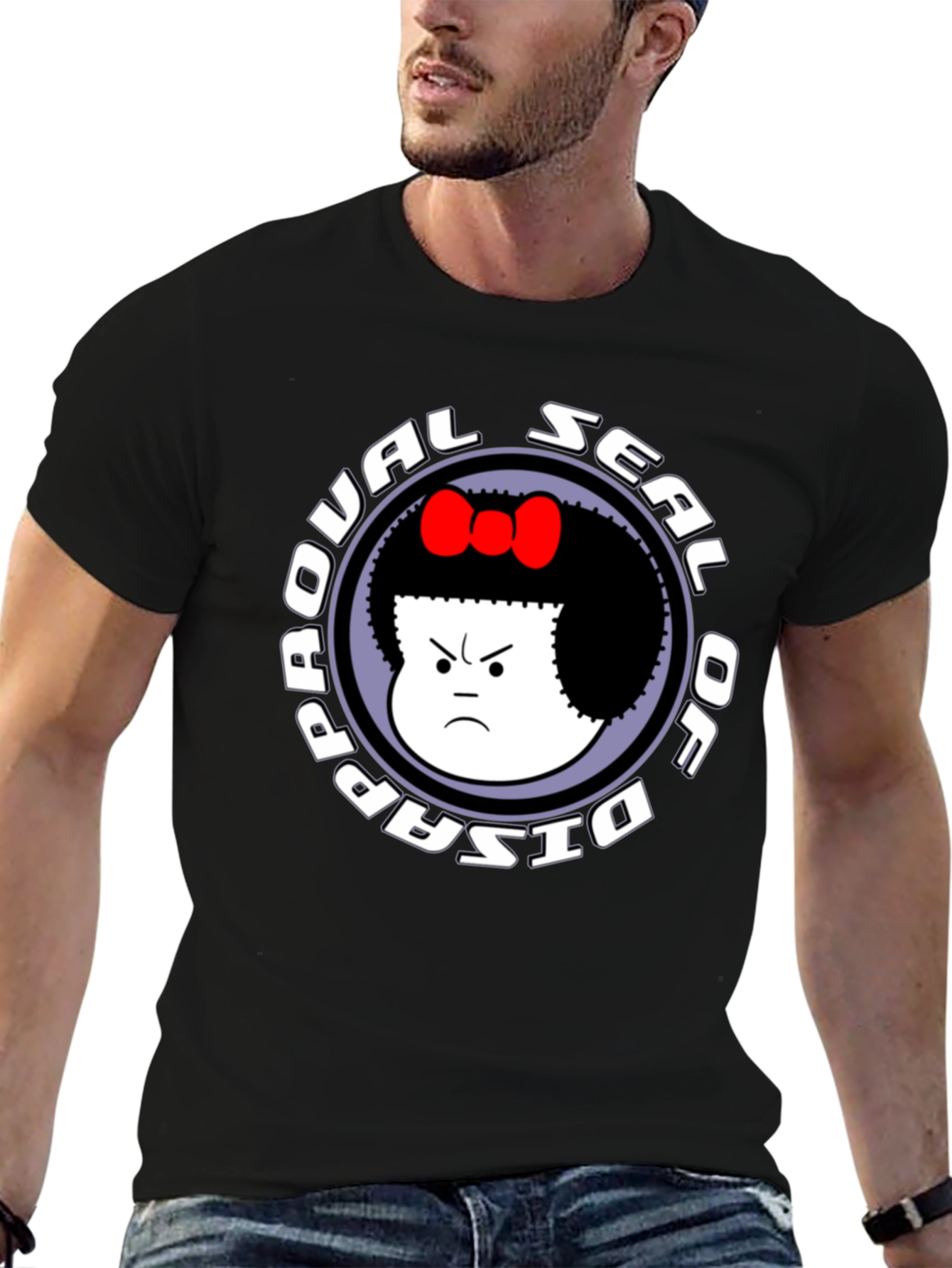 Seal of Disapproval Black T-Shirt