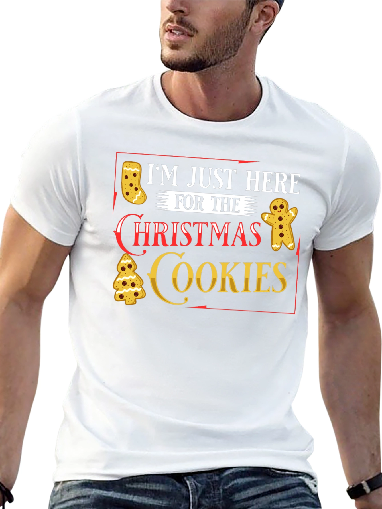 Im Just Here for Christmas Cookies T-Shirt