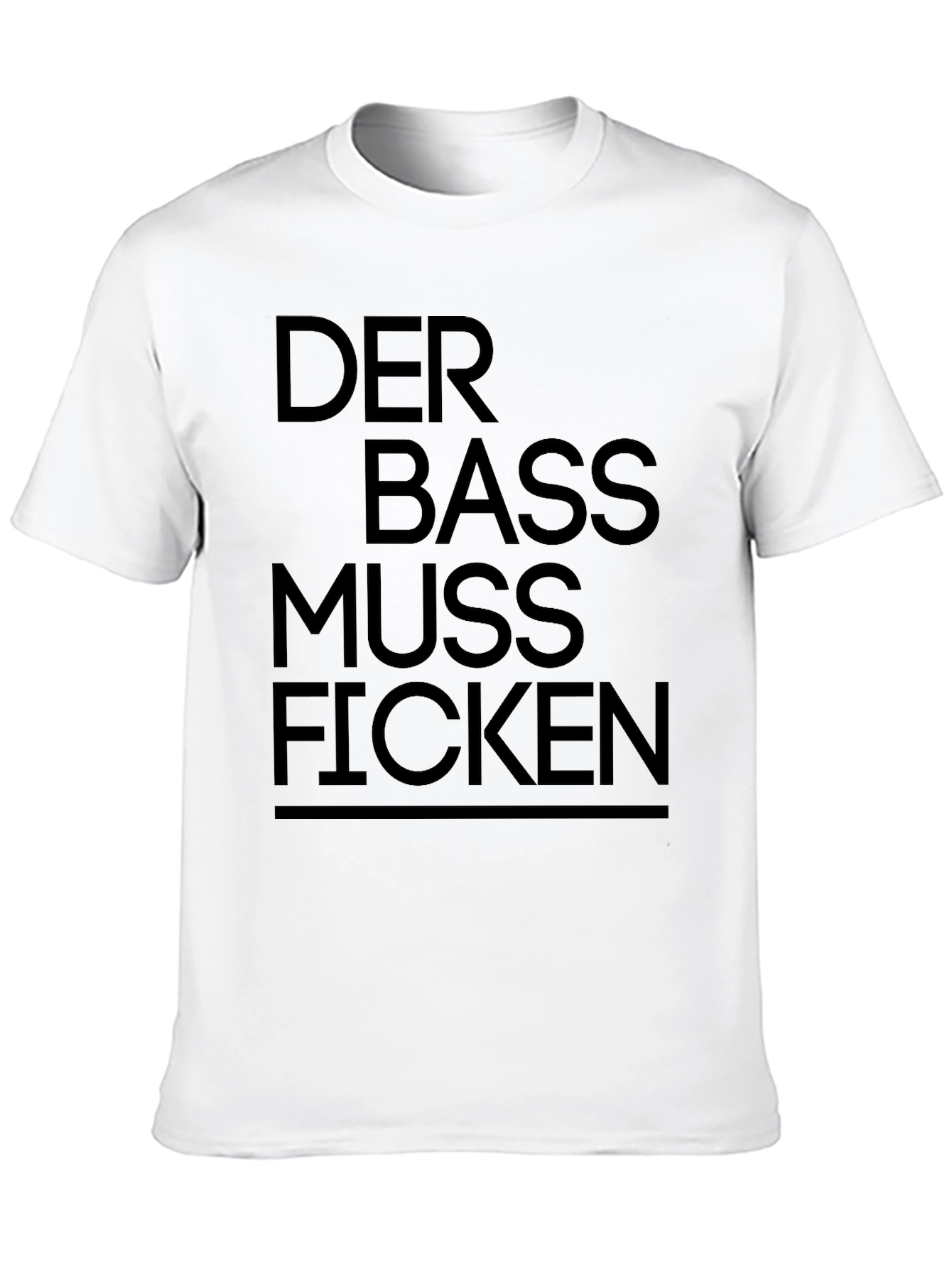 Der Bass Muss Ficken Graphic Tee