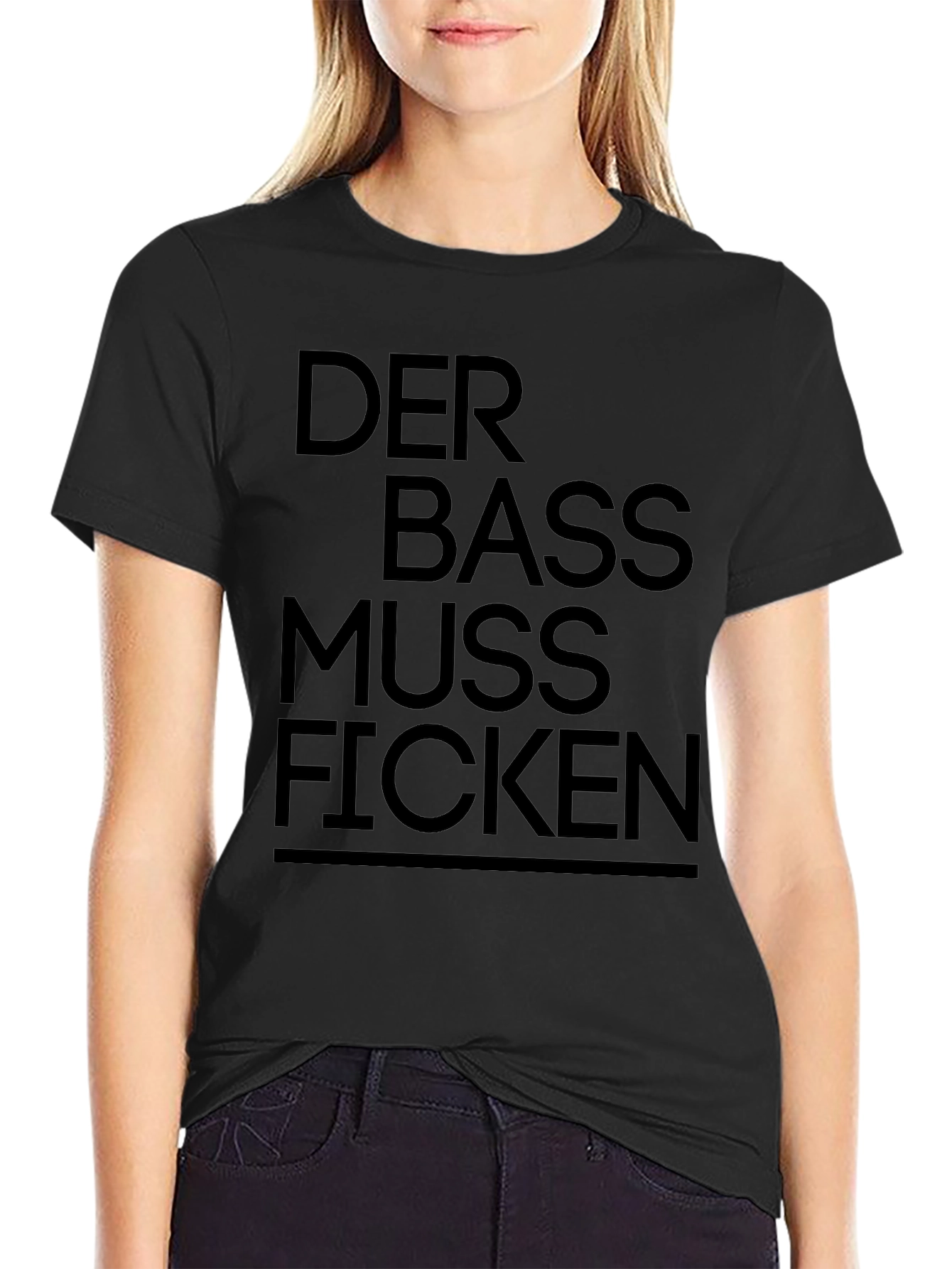 Der Bass Muss Ficken Graphic Tee