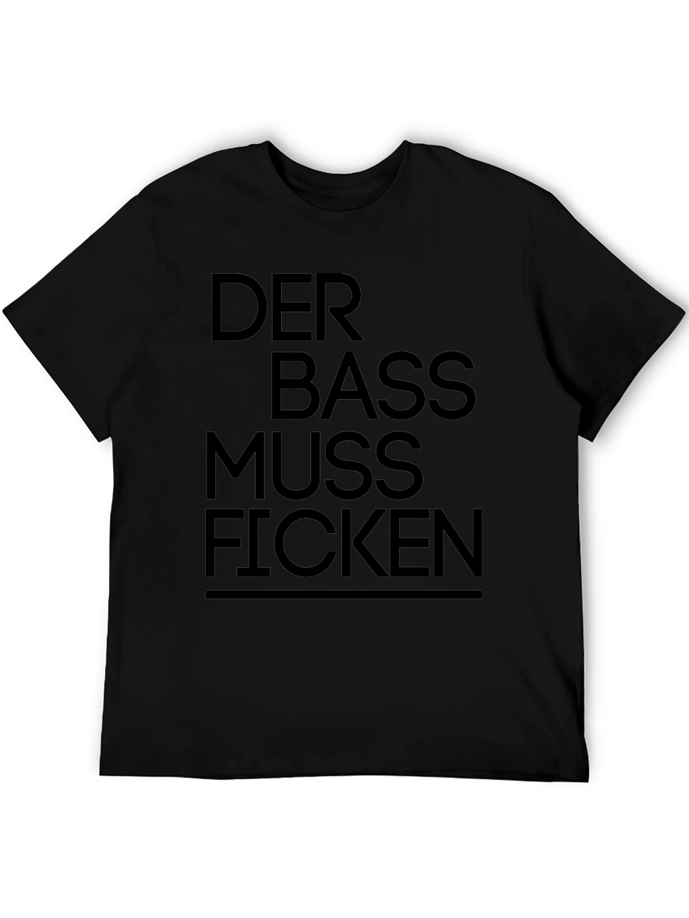 Der Bass Muss Ficken Graphic Tee