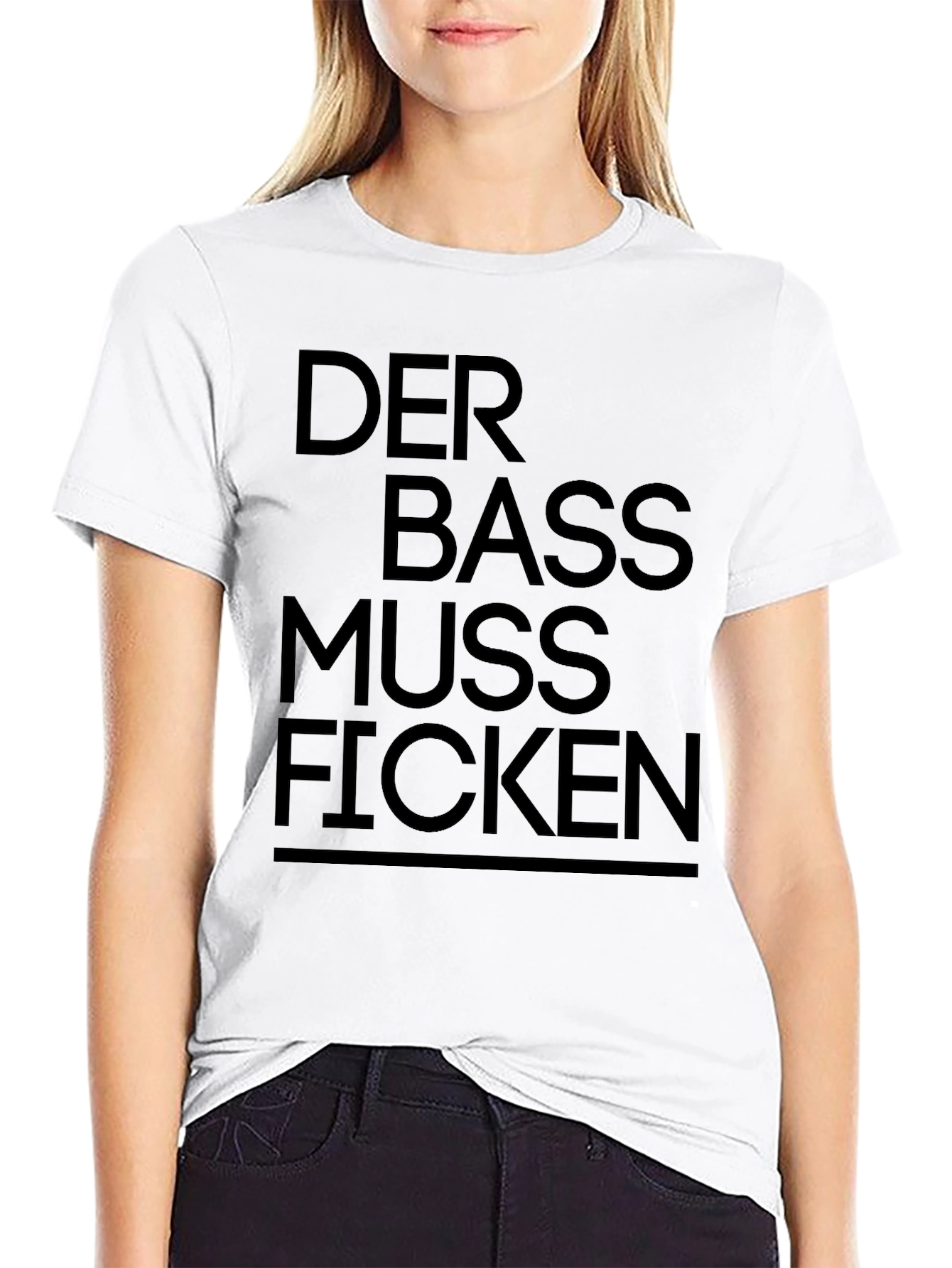Der Bass Muss Ficken Graphic Tee