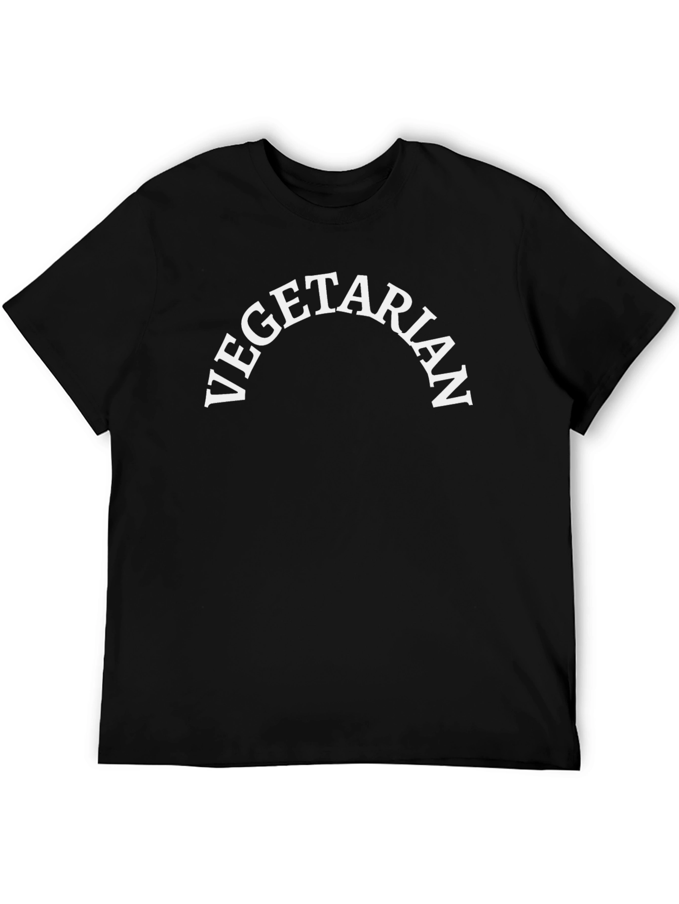 Vegetarian Black T-Shirt