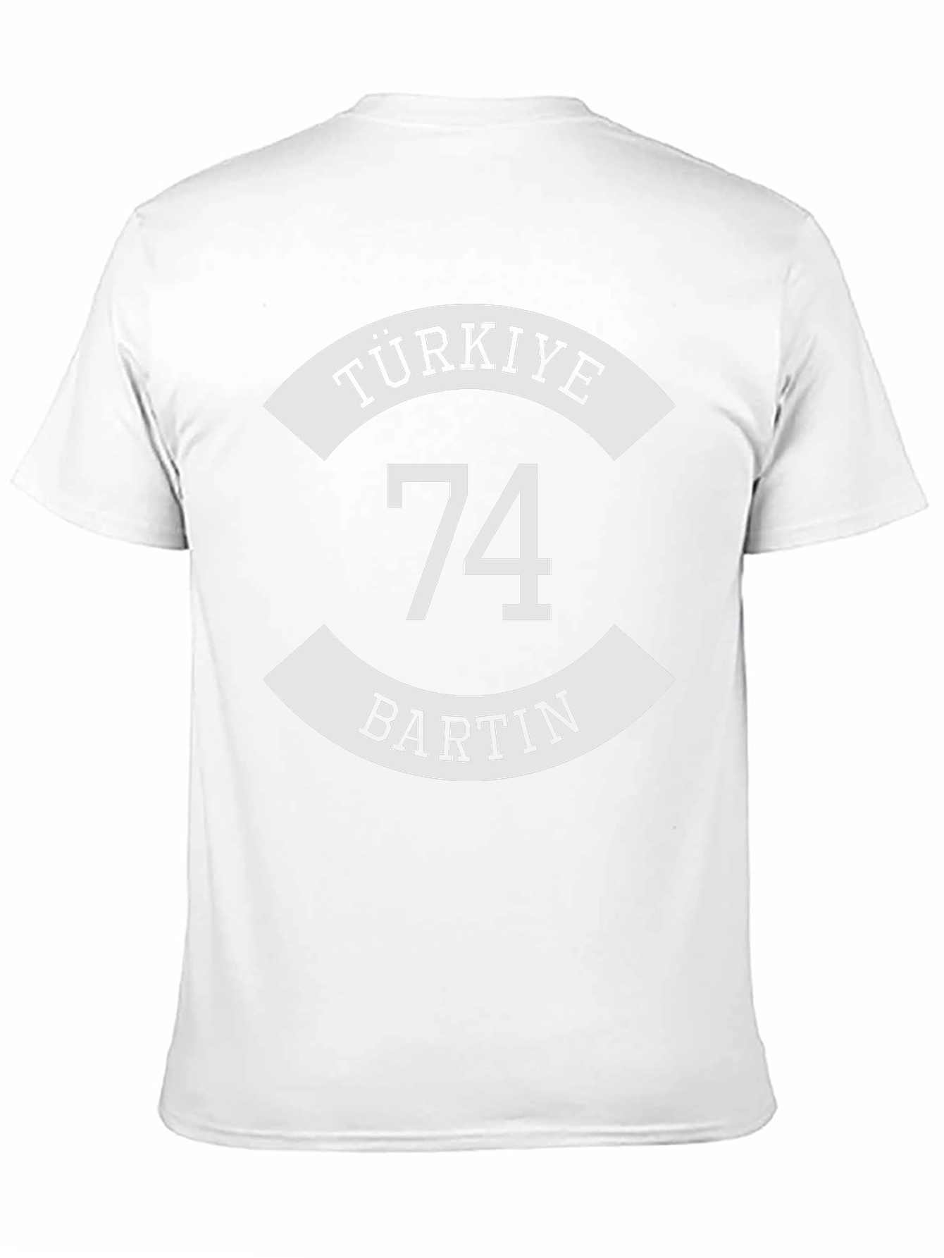 Türkiye Bartin 74 Black T-Shirt