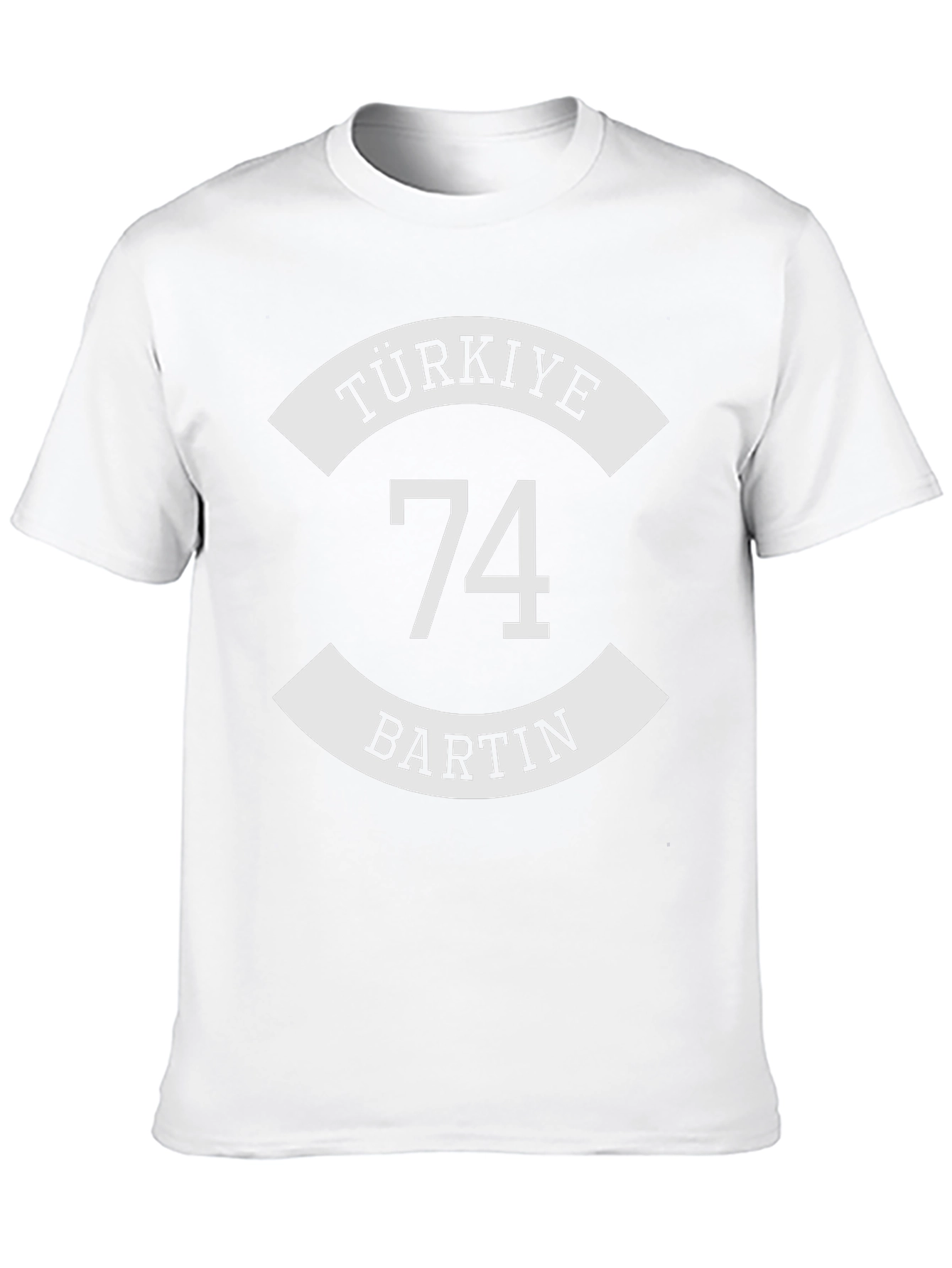 Türkiye Bartin 74 Black T-Shirt