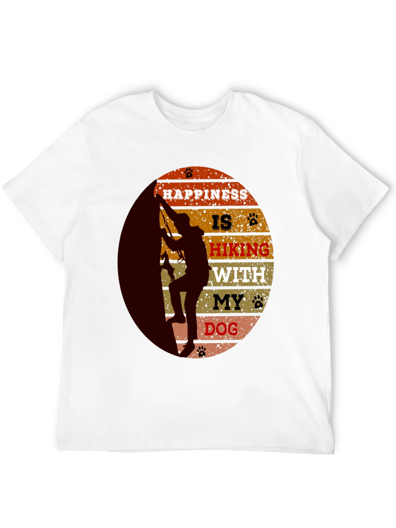 Hiking With My Dog Graphic Tee