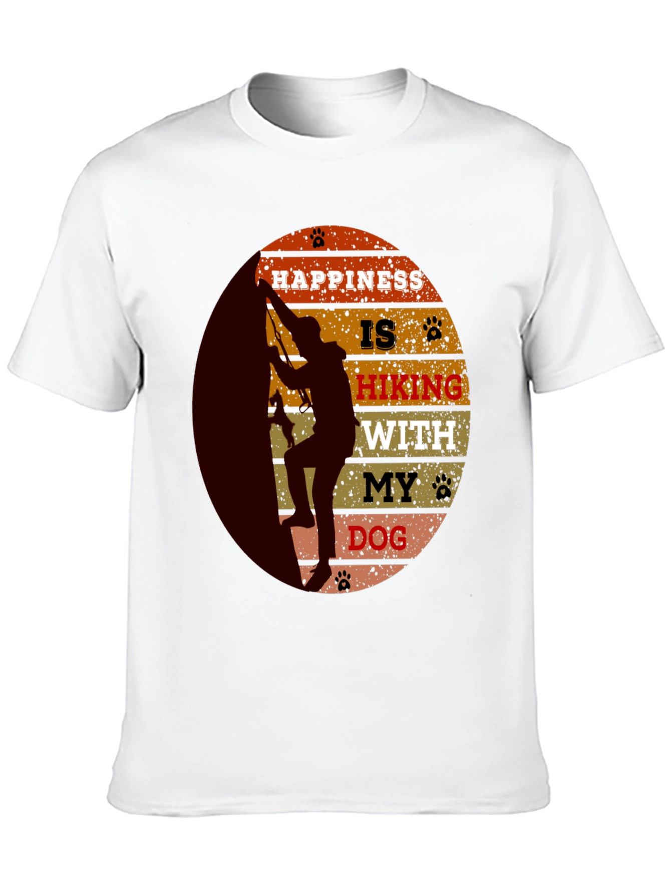 Hiking With My Dog Graphic Tee