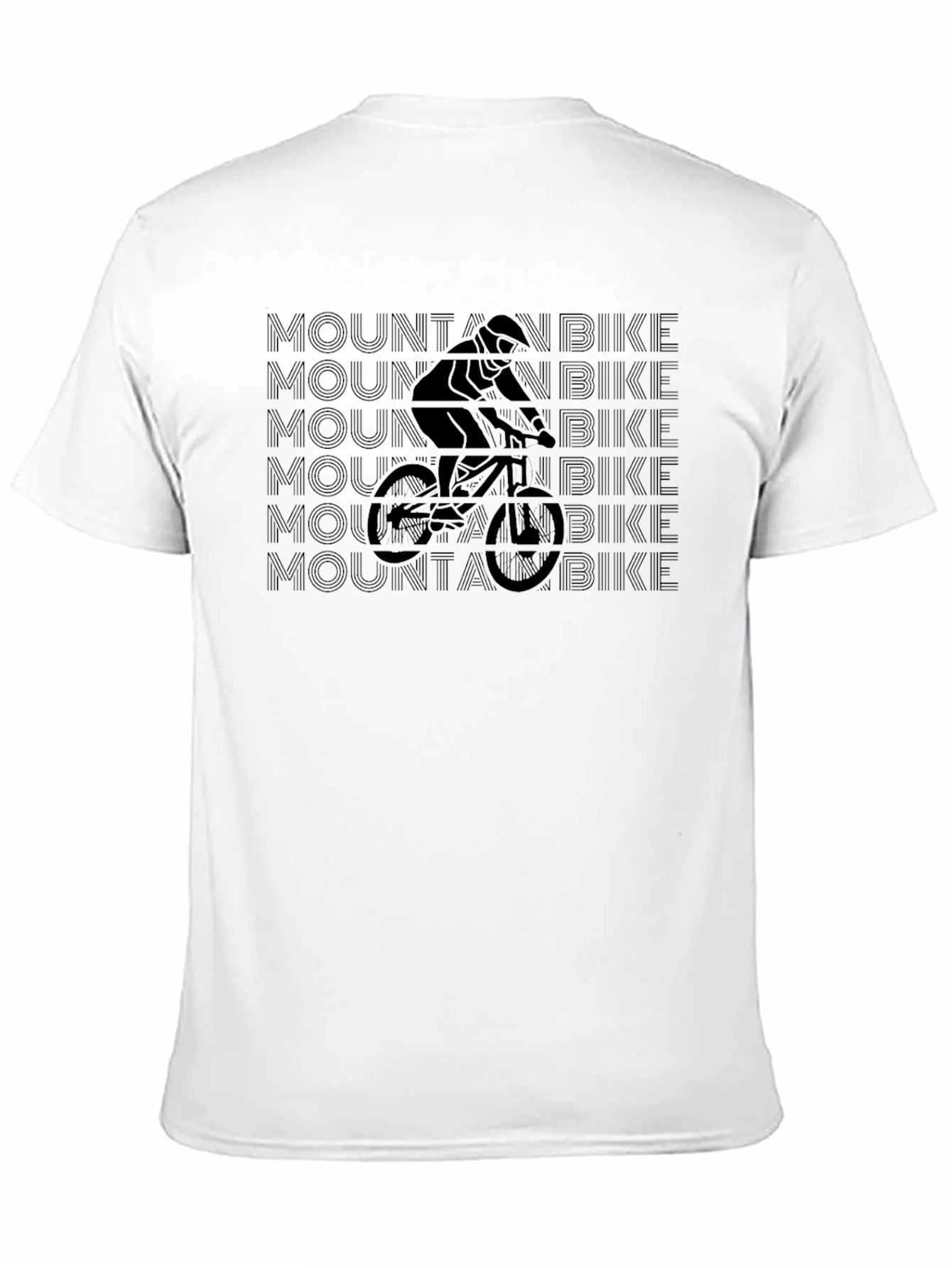 Mountain Bike Graphic Print T-Shirt