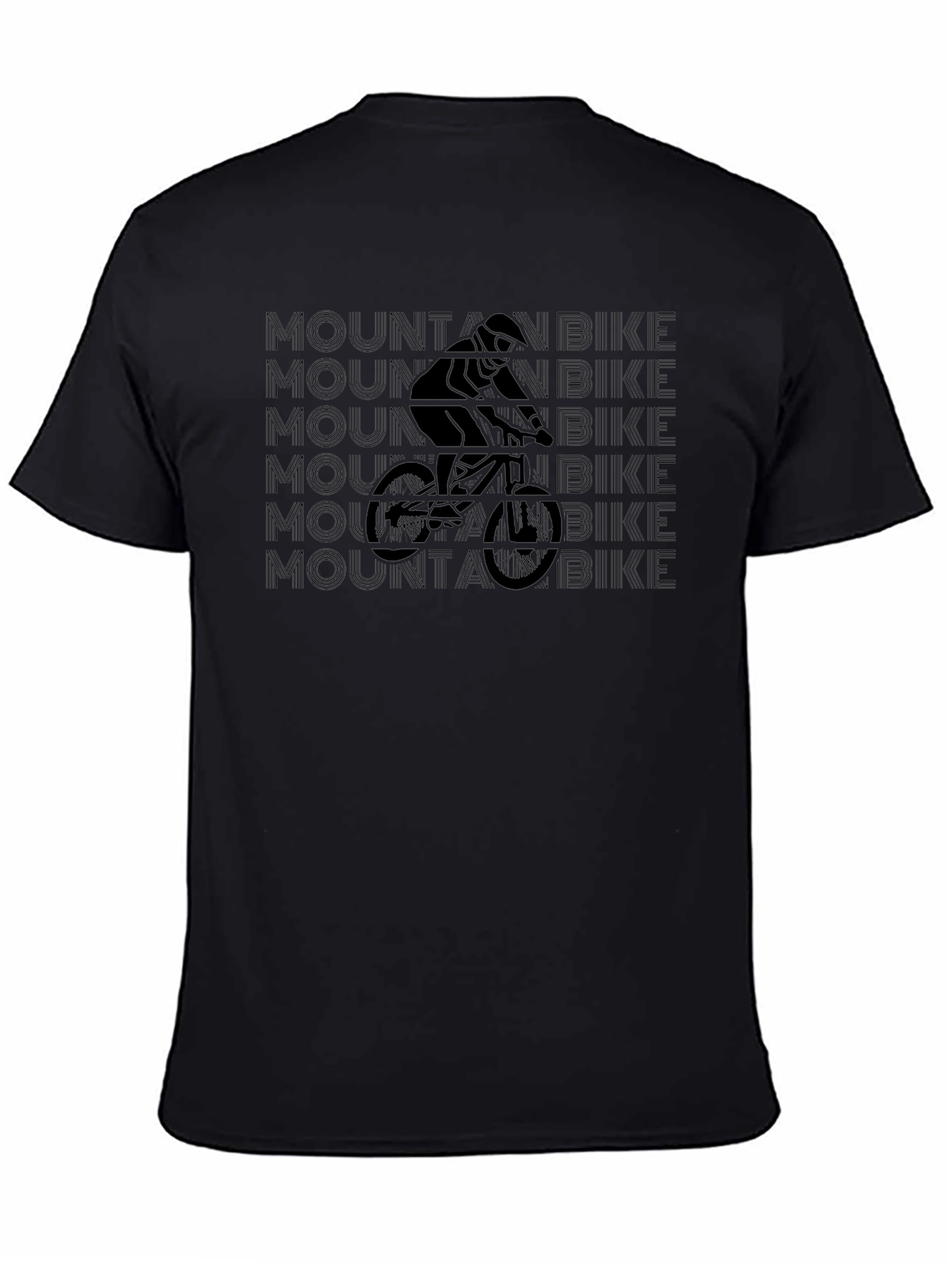 Mountain Bike Graphic Print T-Shirt