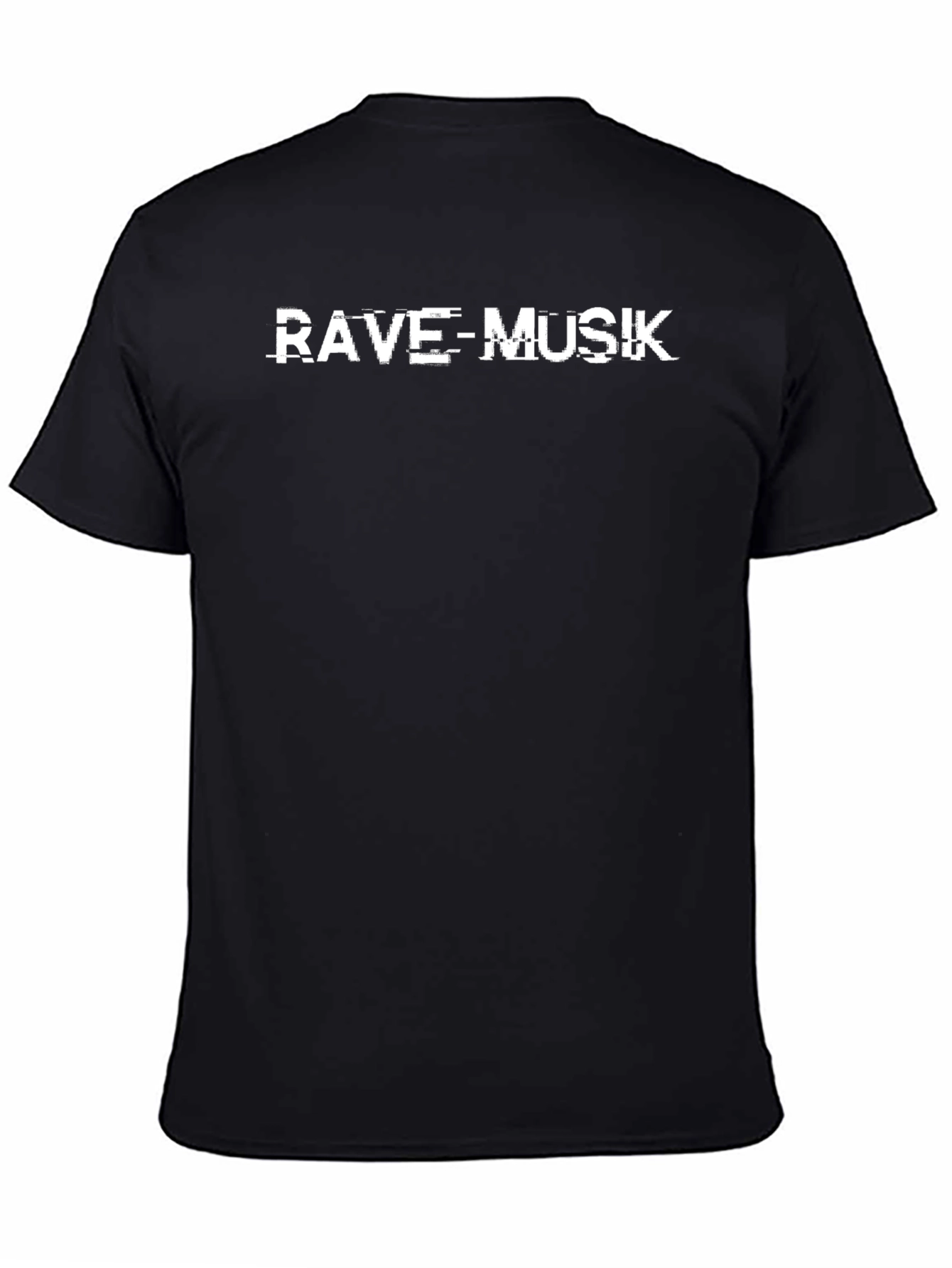 Rave-Musik Graphic Tee - Black Cotton T-Shirt