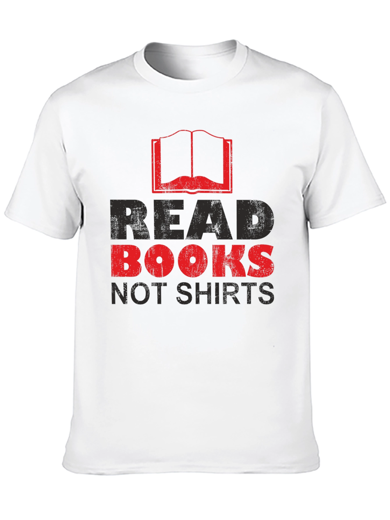 Read Books Not Shirts Novelty Graphic Tee