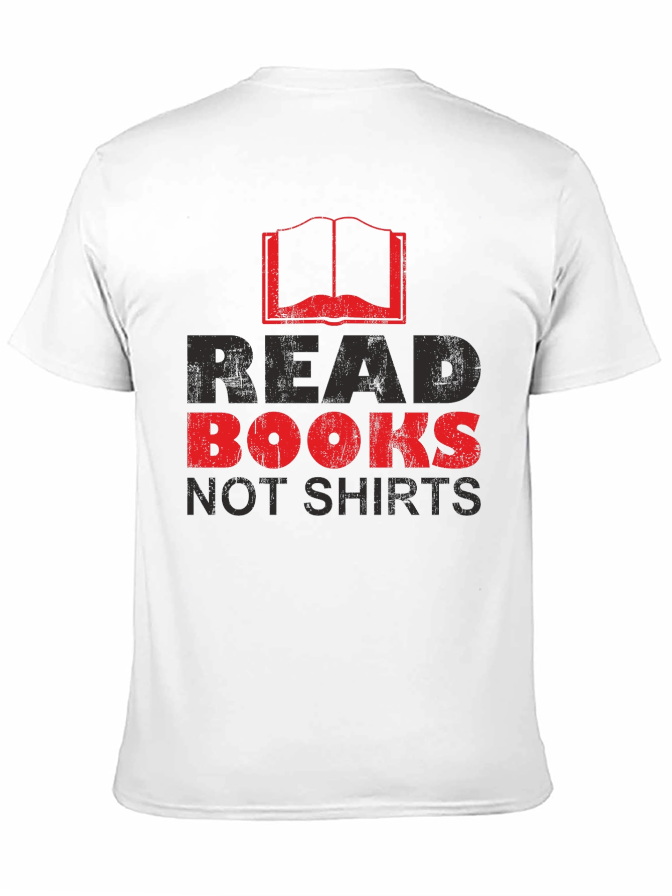 Read Books Not Shirts Novelty Graphic Tee