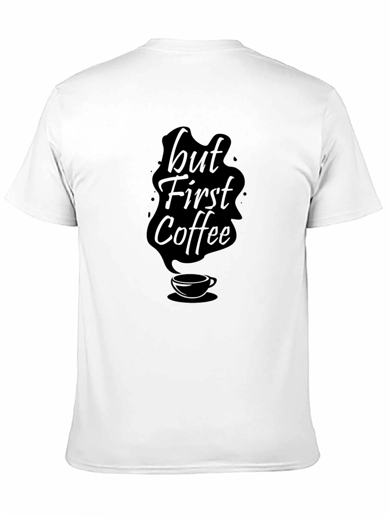 But First Coffee Black Graphic Tee