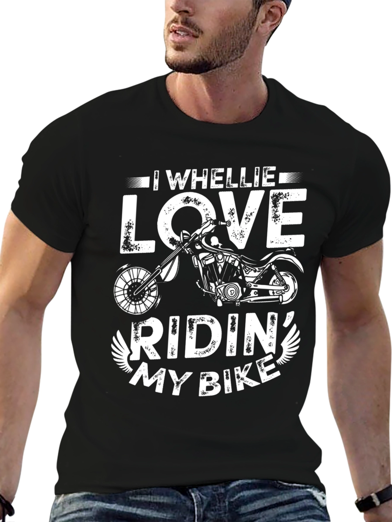 I WHEELIE LOVE Riding My Bike Tee