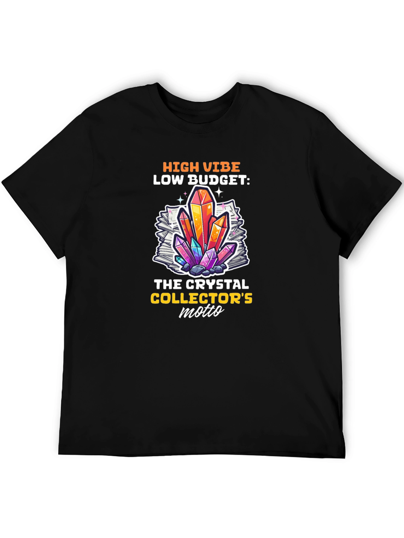 Crystal Collectors Motto Graphic Tee