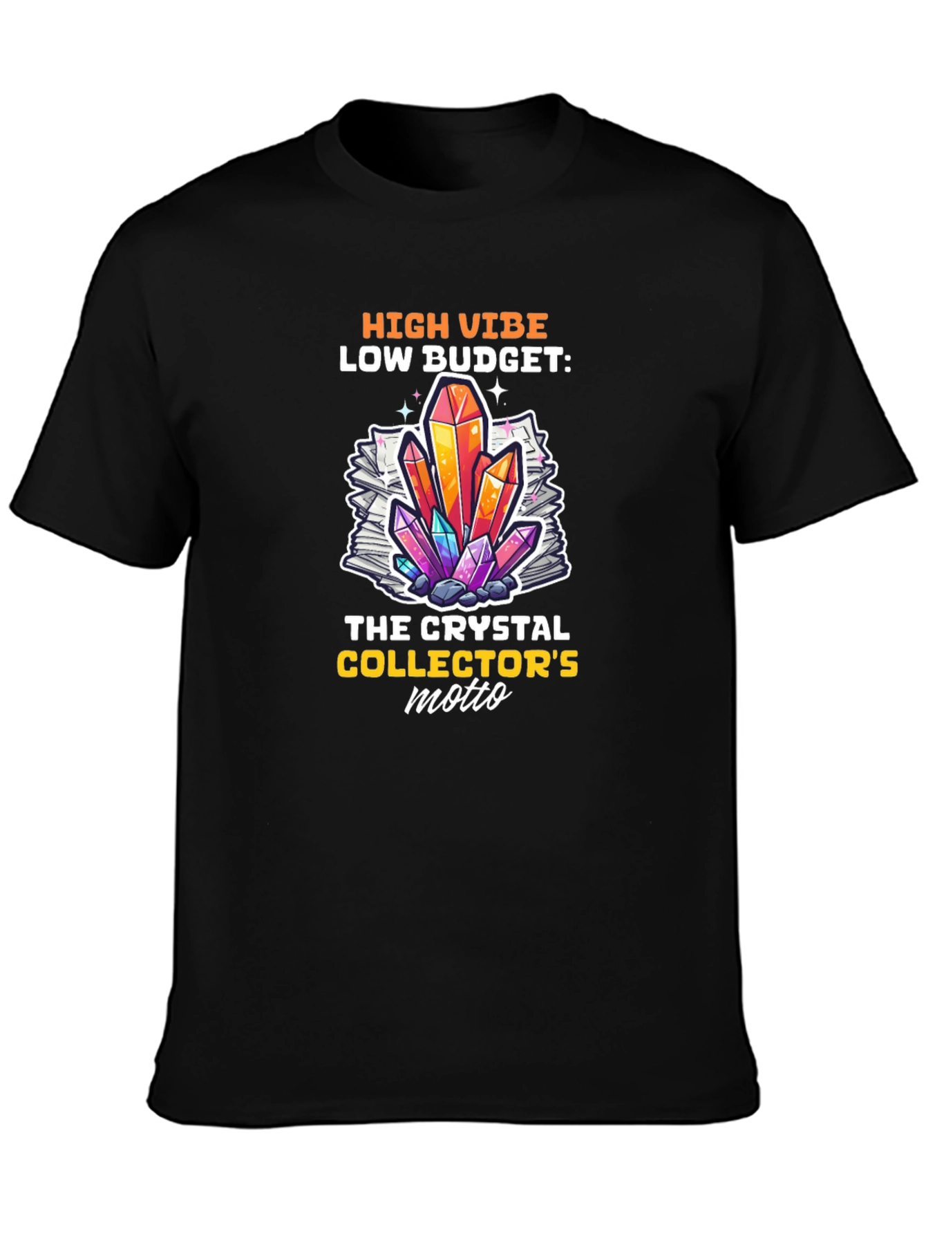 Crystal Collectors Motto Graphic Tee
