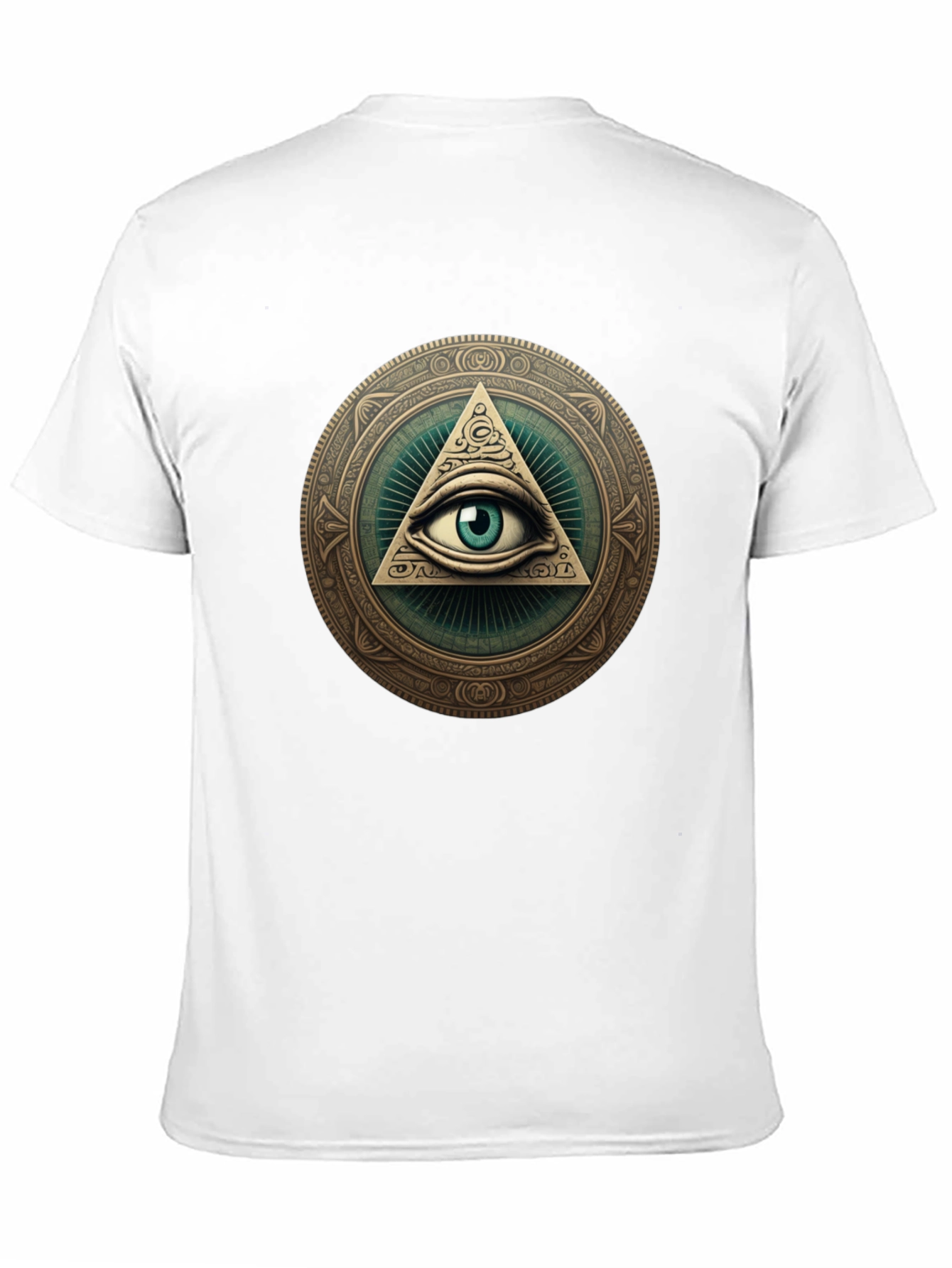 Illuminati Eye Graphic T-Shirt - All Seeing Eye Design