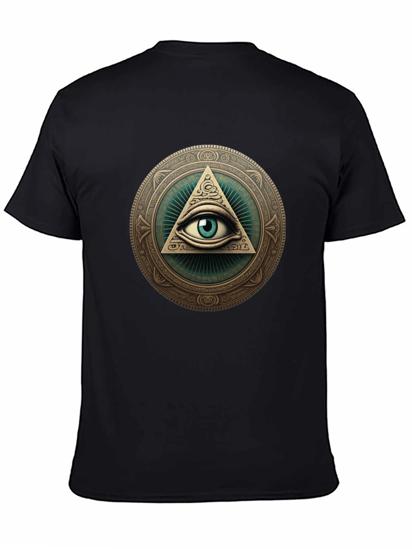 Illuminati Eye Graphic T-Shirt - All Seeing Eye Design
