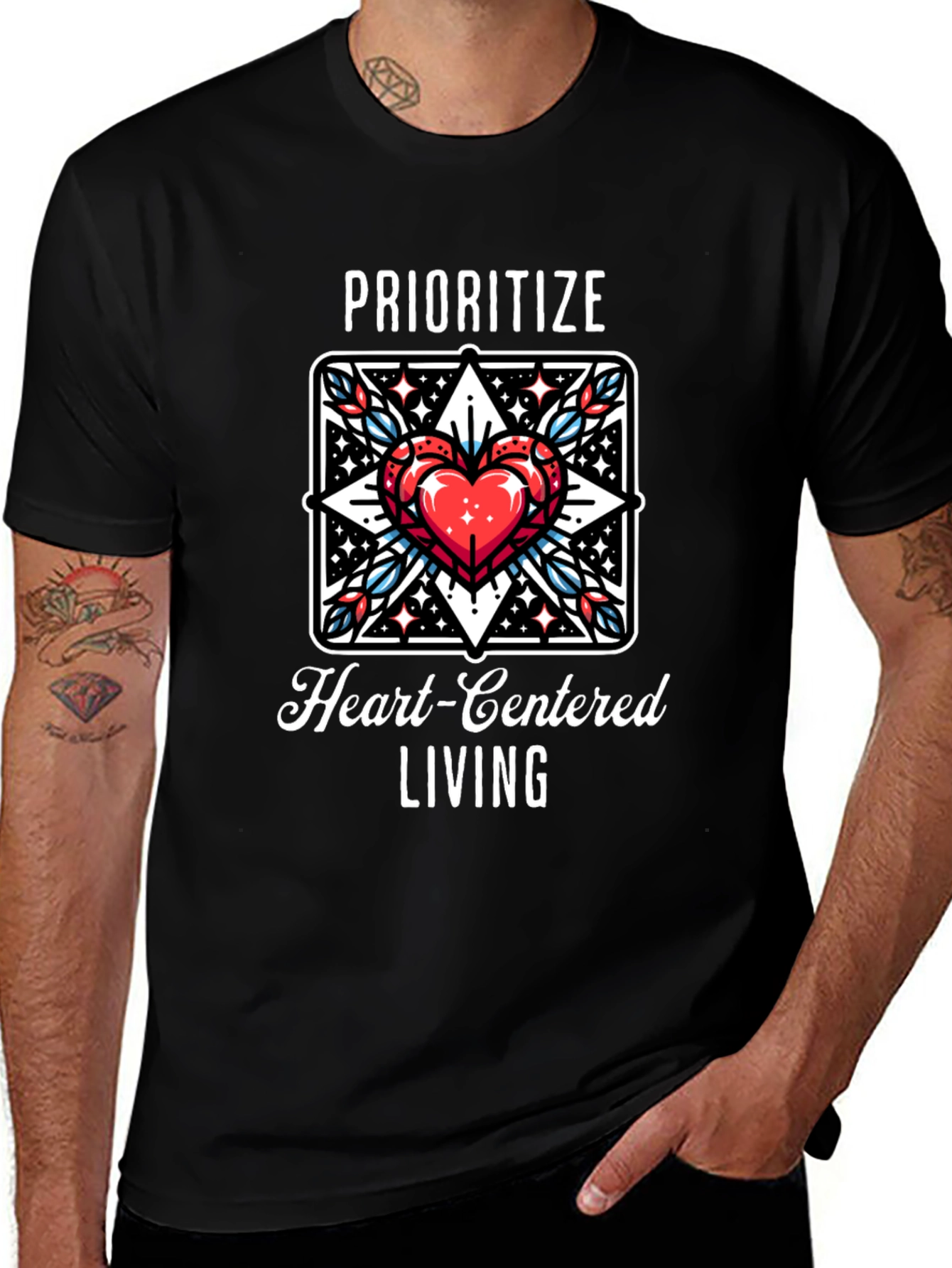 Prioritize Heart-Centered Living Graphic Tee