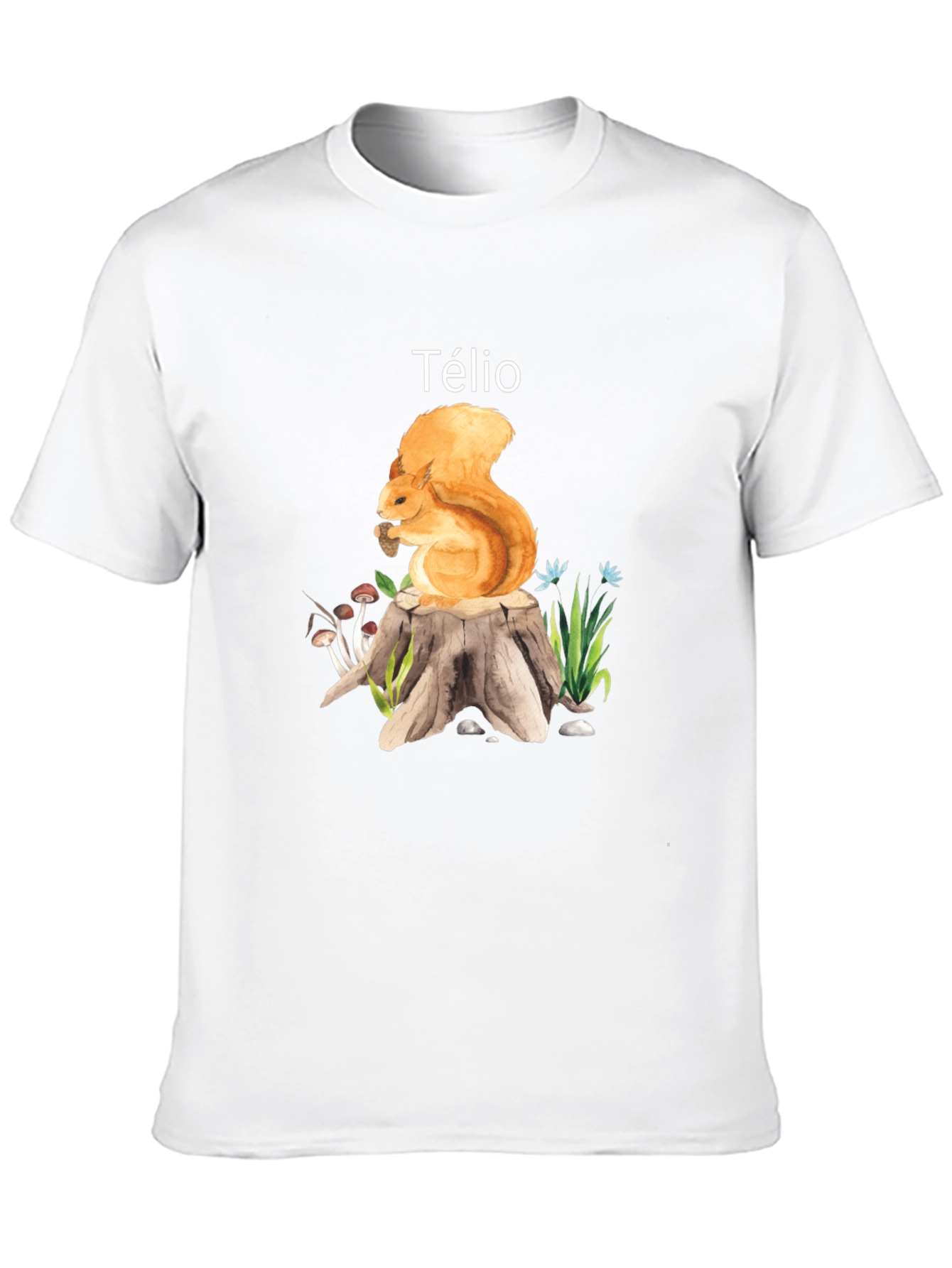 Squirrel Stump T-Shirt - Custom Name Option
