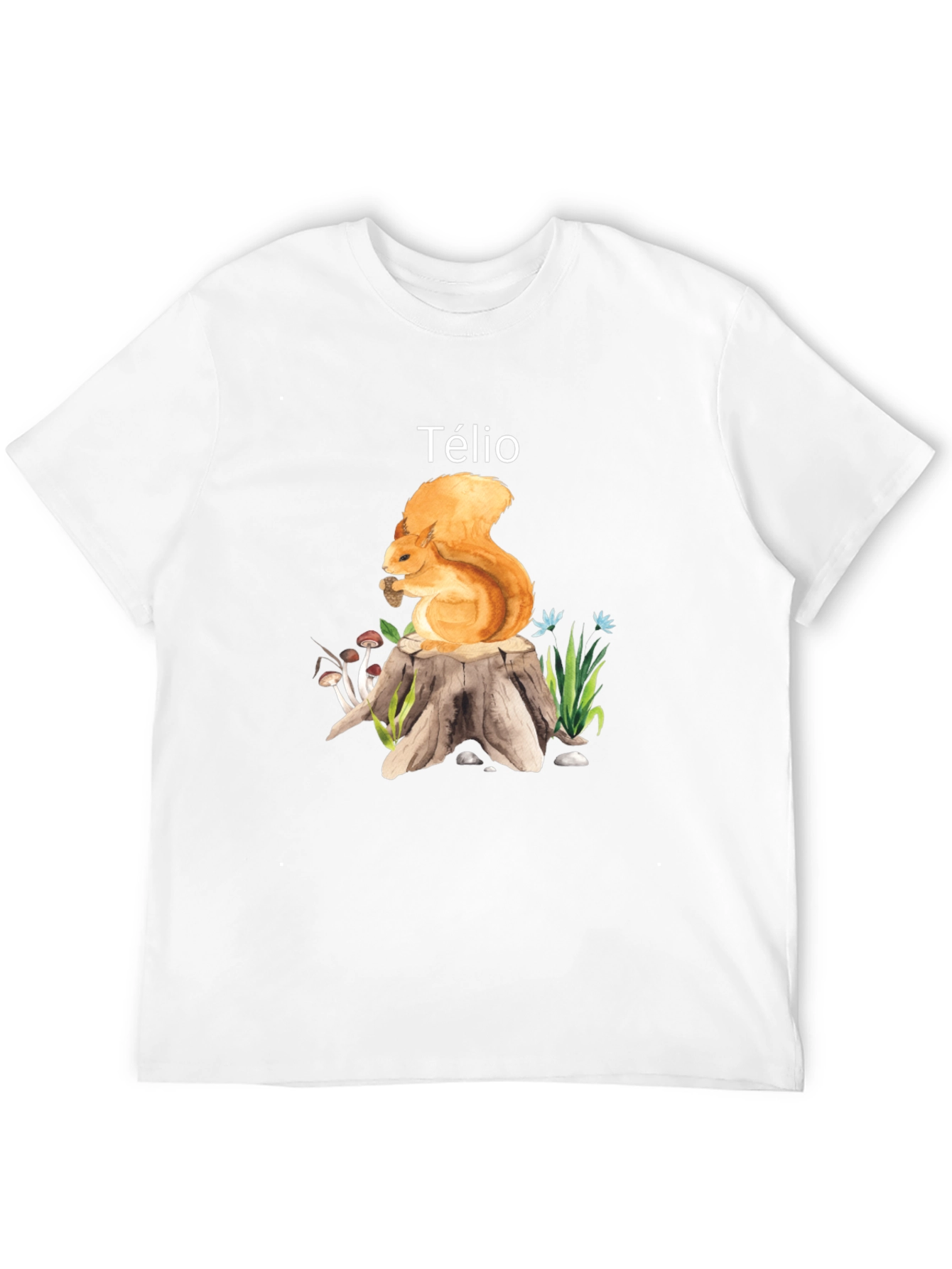 Squirrel Stump T-Shirt - Custom Name Option