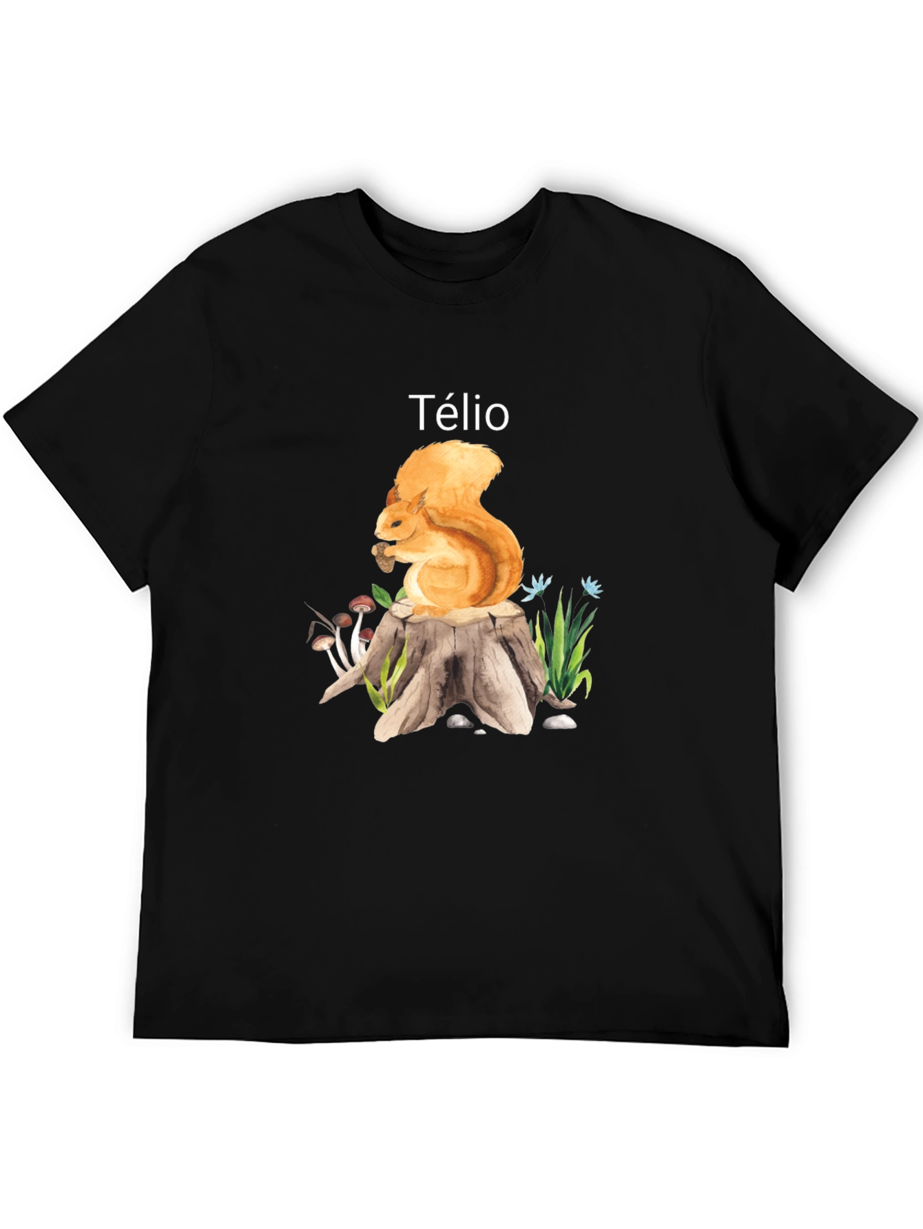 Squirrel Stump T-Shirt - Custom Name Option
