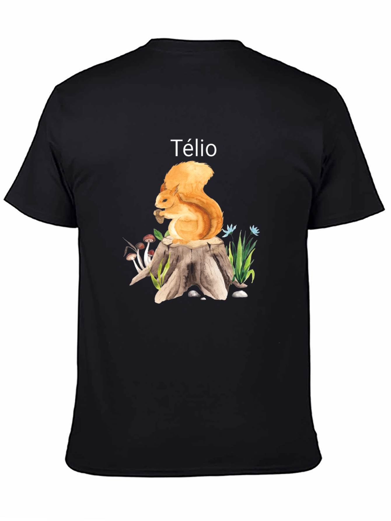 Squirrel Stump T-Shirt - Custom Name Option