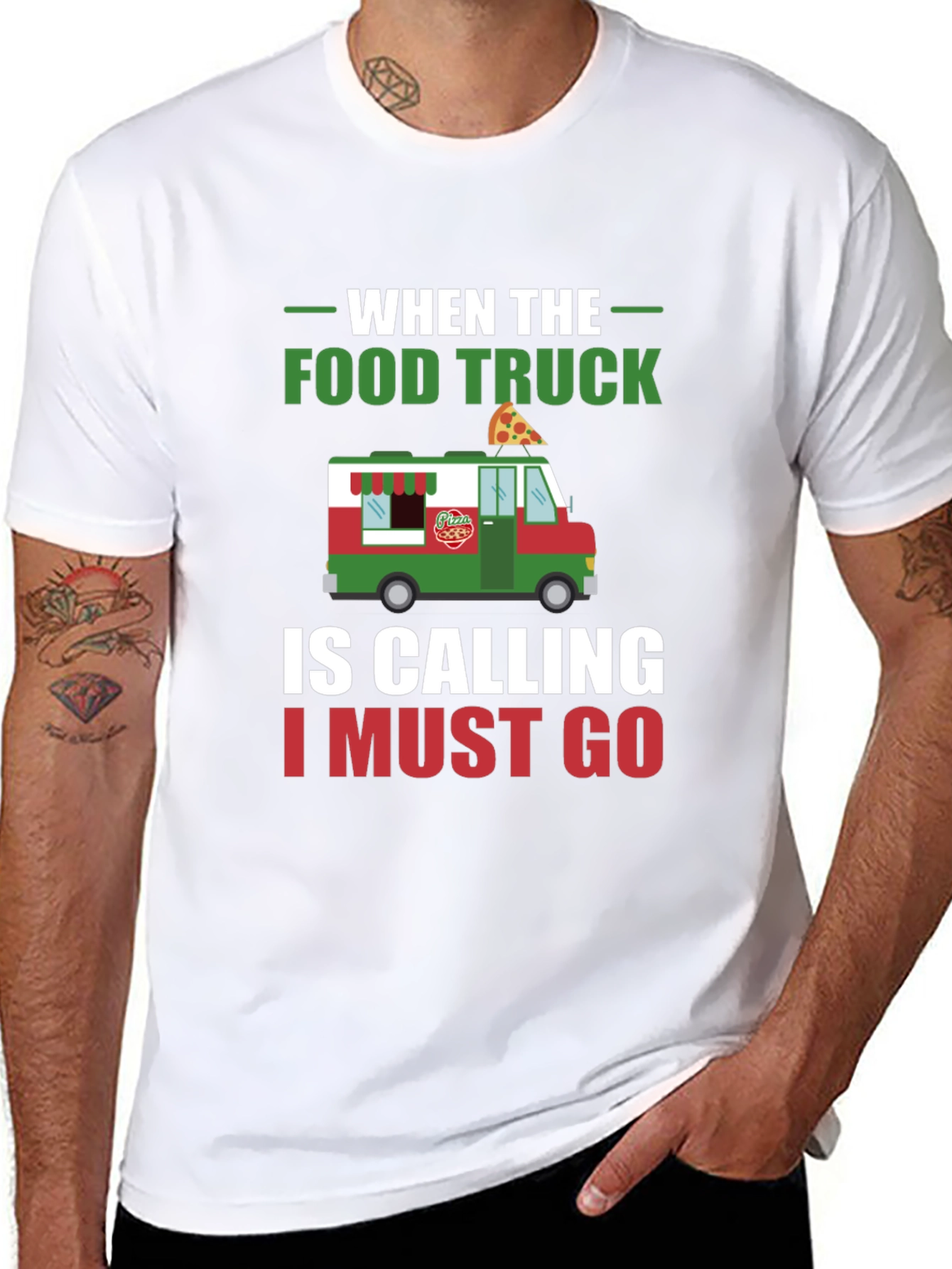 Food Truck Calling T-Shirt - Pizza Lover Tee