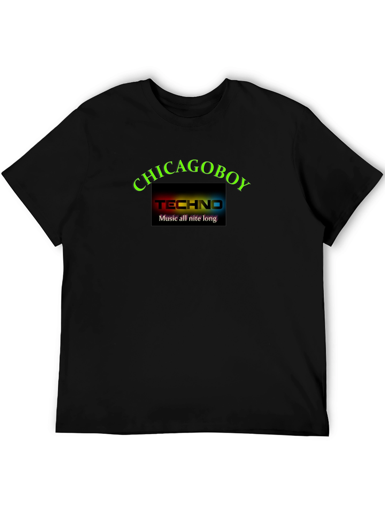 Chicagoboy Techno Music All Nite Long T-Shirt