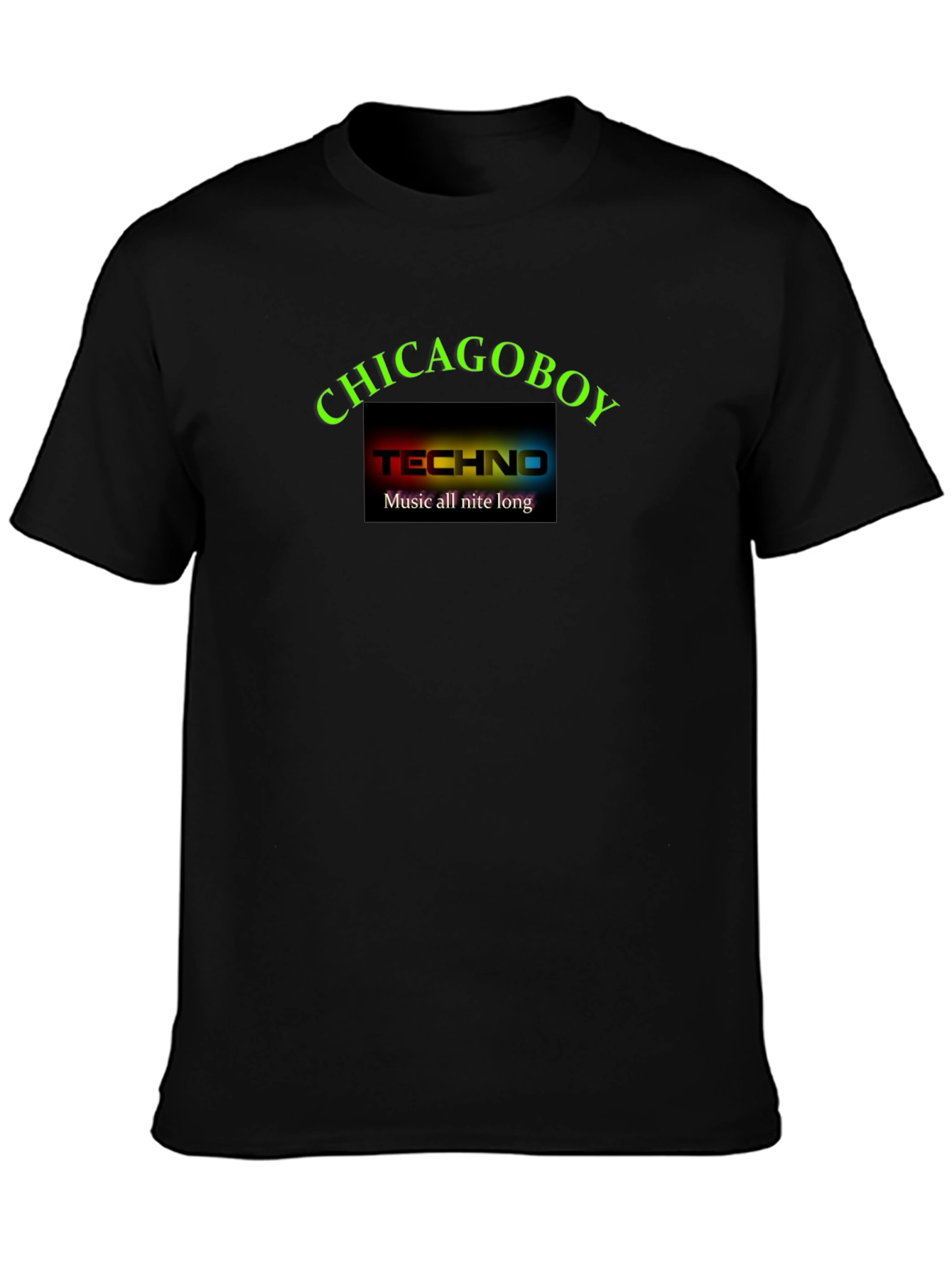 Chicagoboy Techno Music All Nite Long T-Shirt