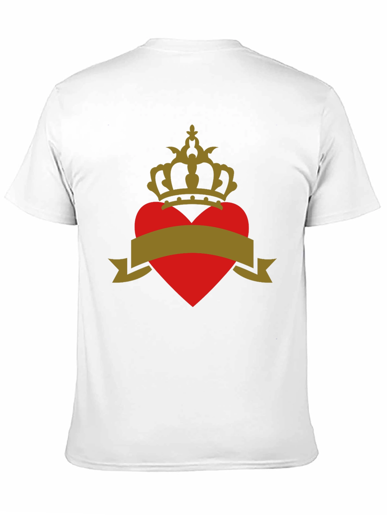 Crowned Heart Tee - Stylish Graphic T-Shirt