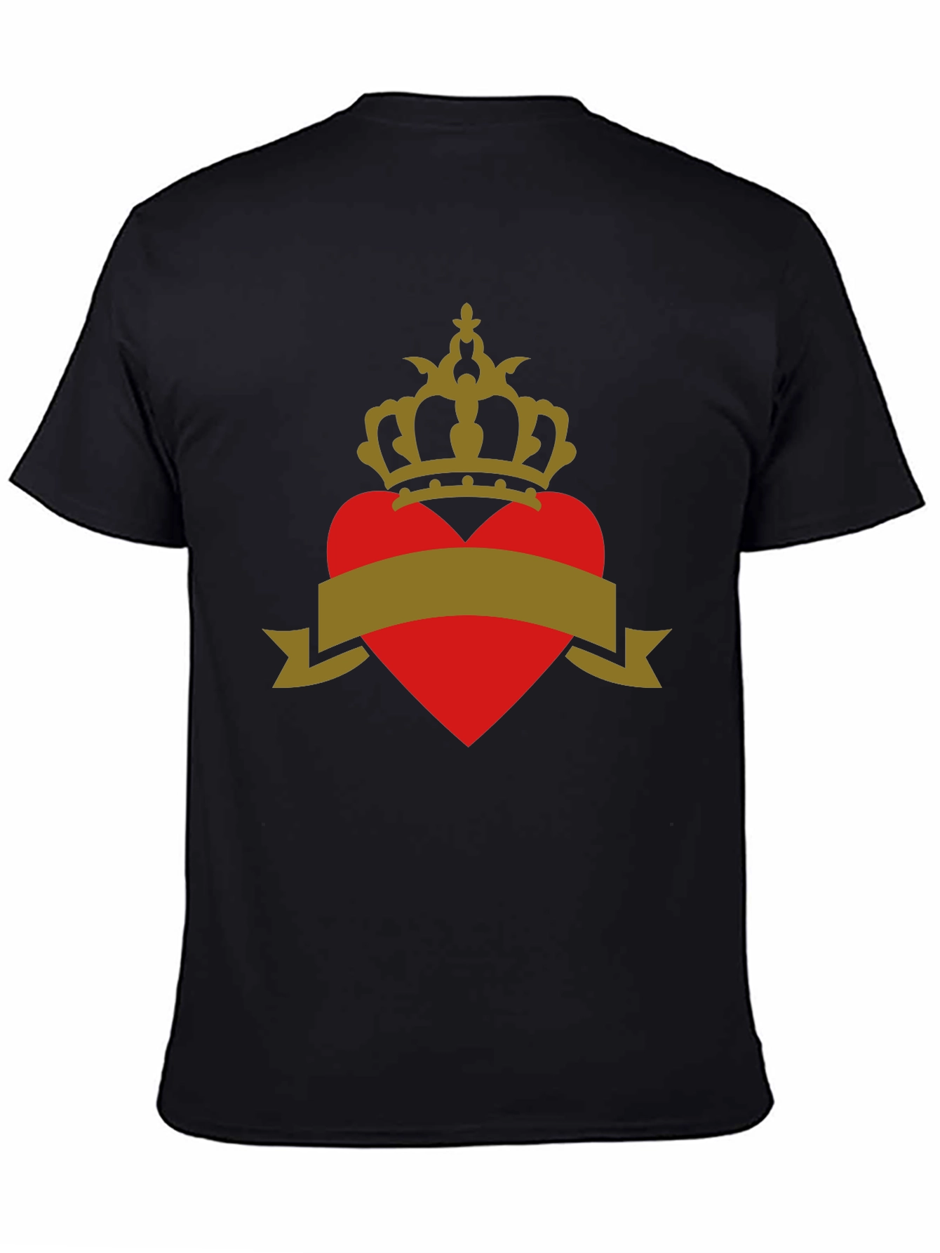 Crowned Heart Tee - Stylish Graphic T-Shirt