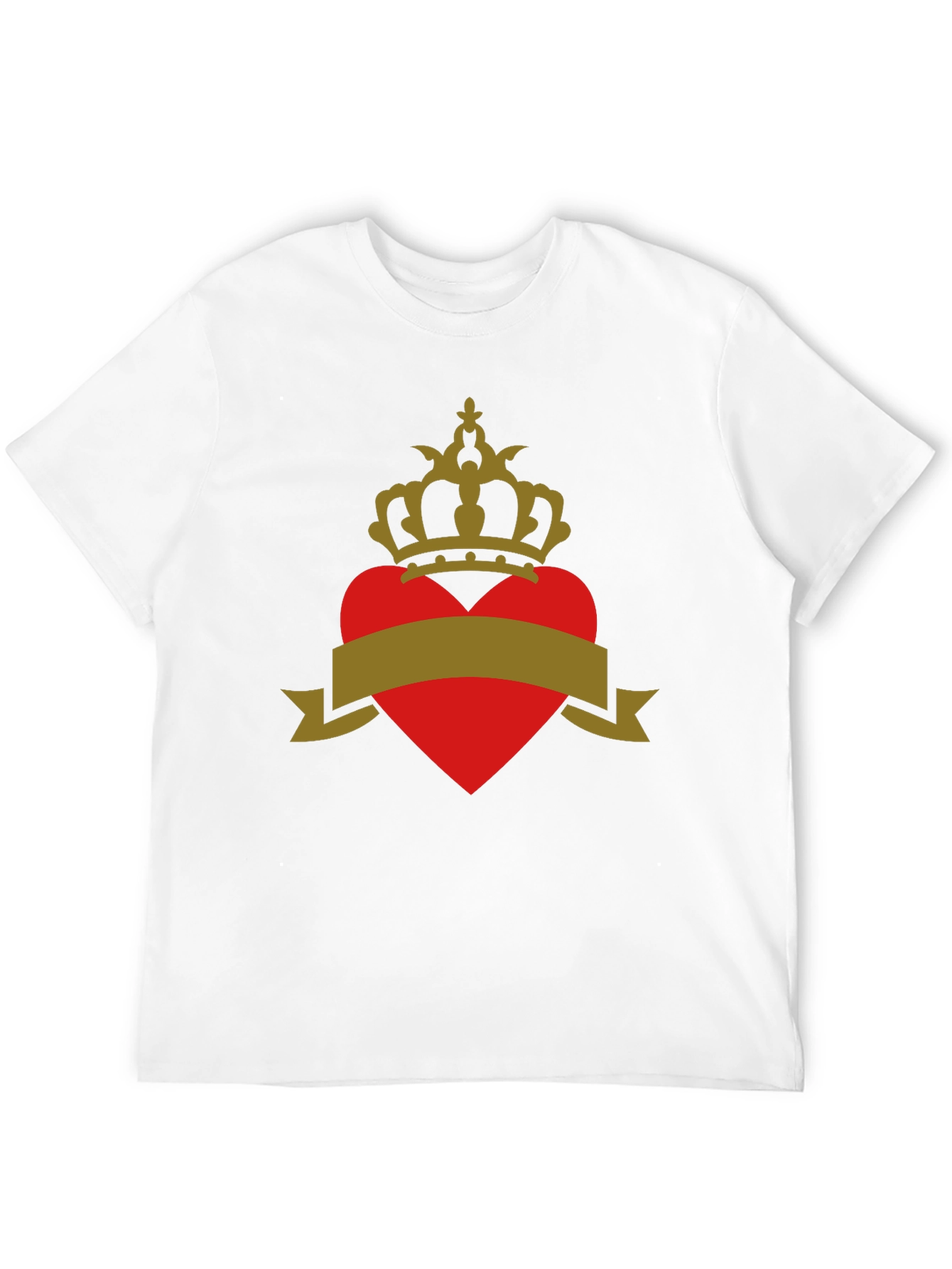 Crowned Heart Tee - Stylish Graphic T-Shirt
