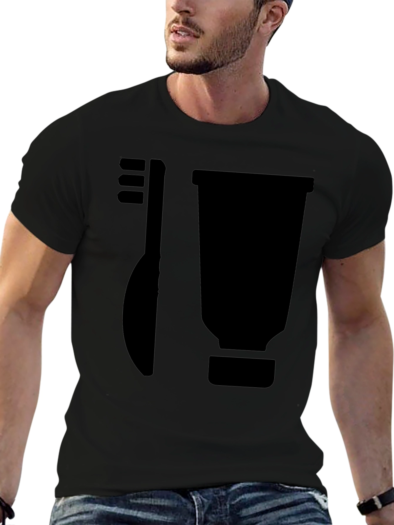 Toothbrush & Paste Graphic Tee - Dental Hygiene Shirt