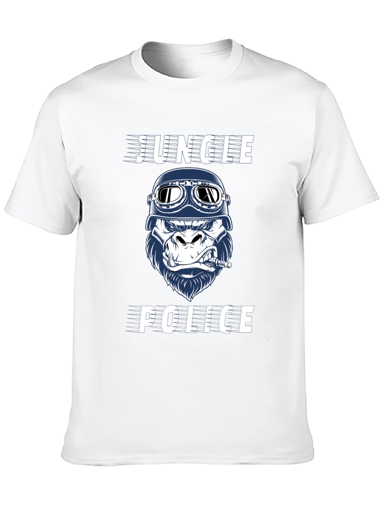 Jungle Police Gorilla Graphic T-Shirt