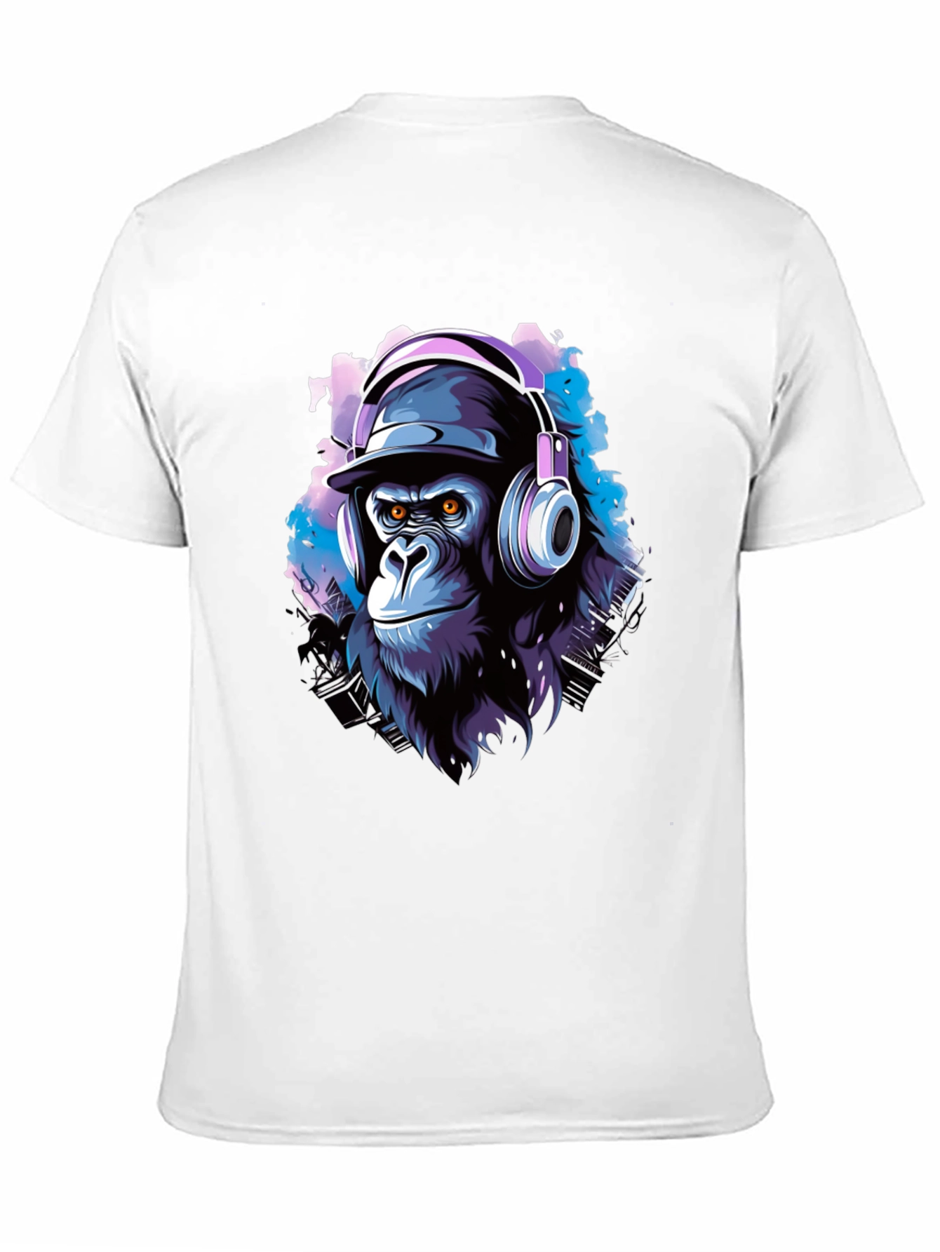 Cool Gorilla DJ Black T-Shirt