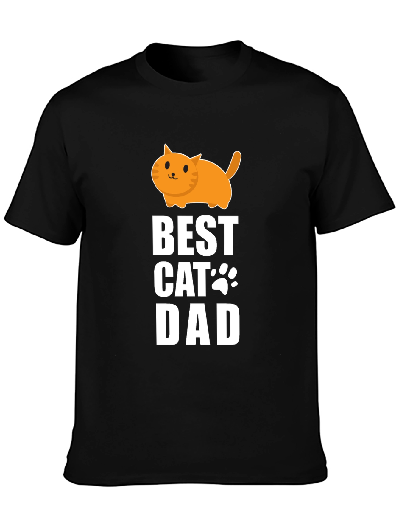 Best Cat Dad T-Shirt - Cute Graphic Tee