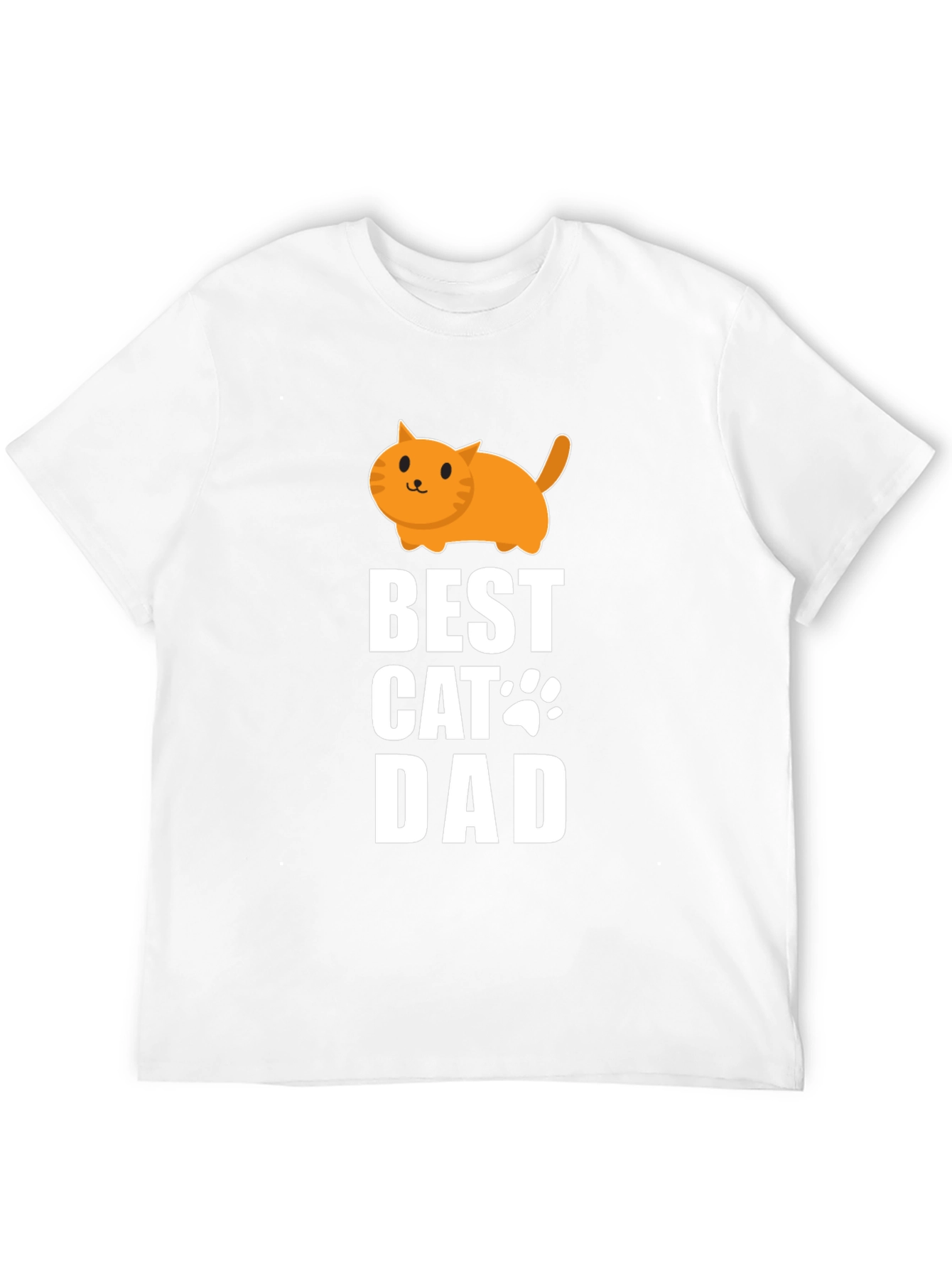 Best Cat Dad T-Shirt - Cute Graphic Tee