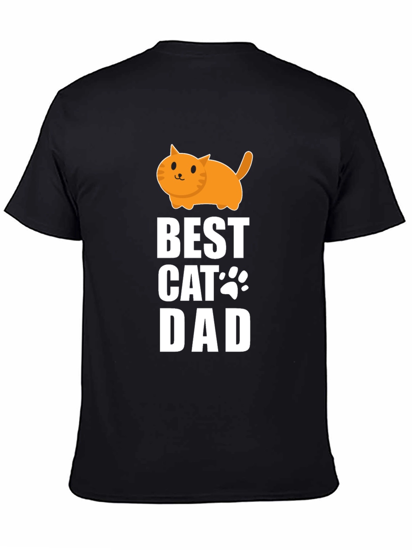 Best Cat Dad T-Shirt - Cute Graphic Tee