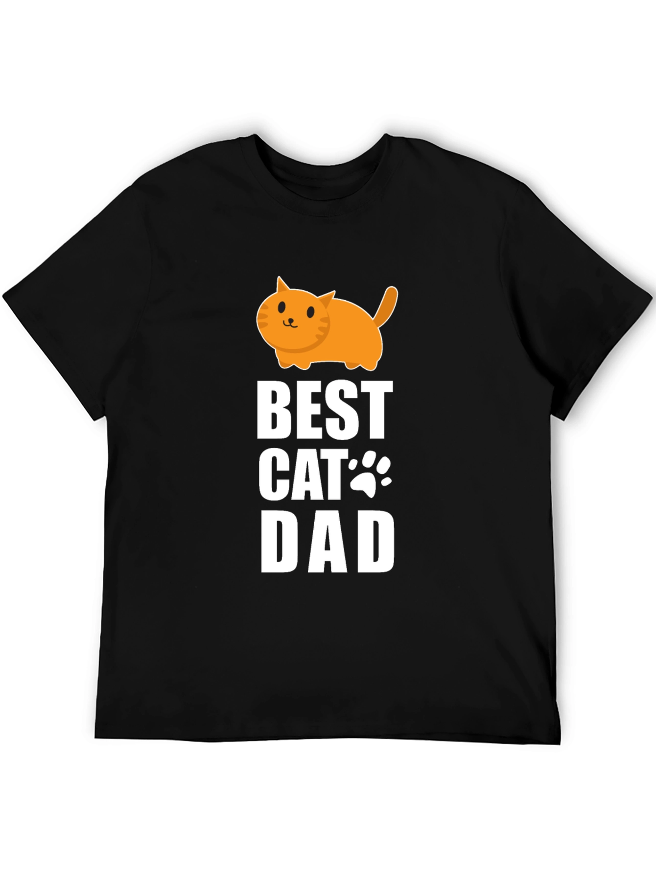 Best Cat Dad T-Shirt - Cute Graphic Tee