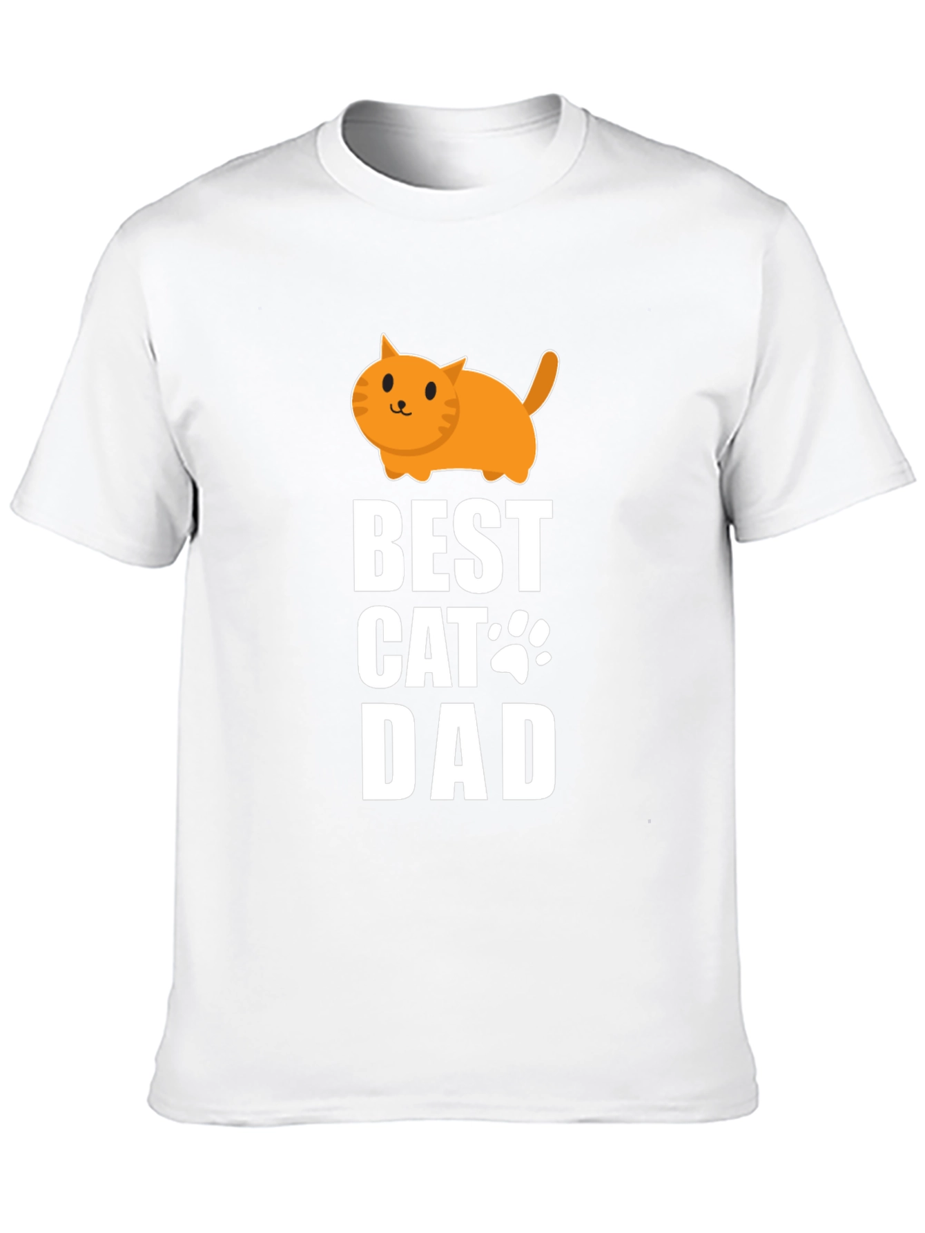 Best Cat Dad T-Shirt - Cute Graphic Tee