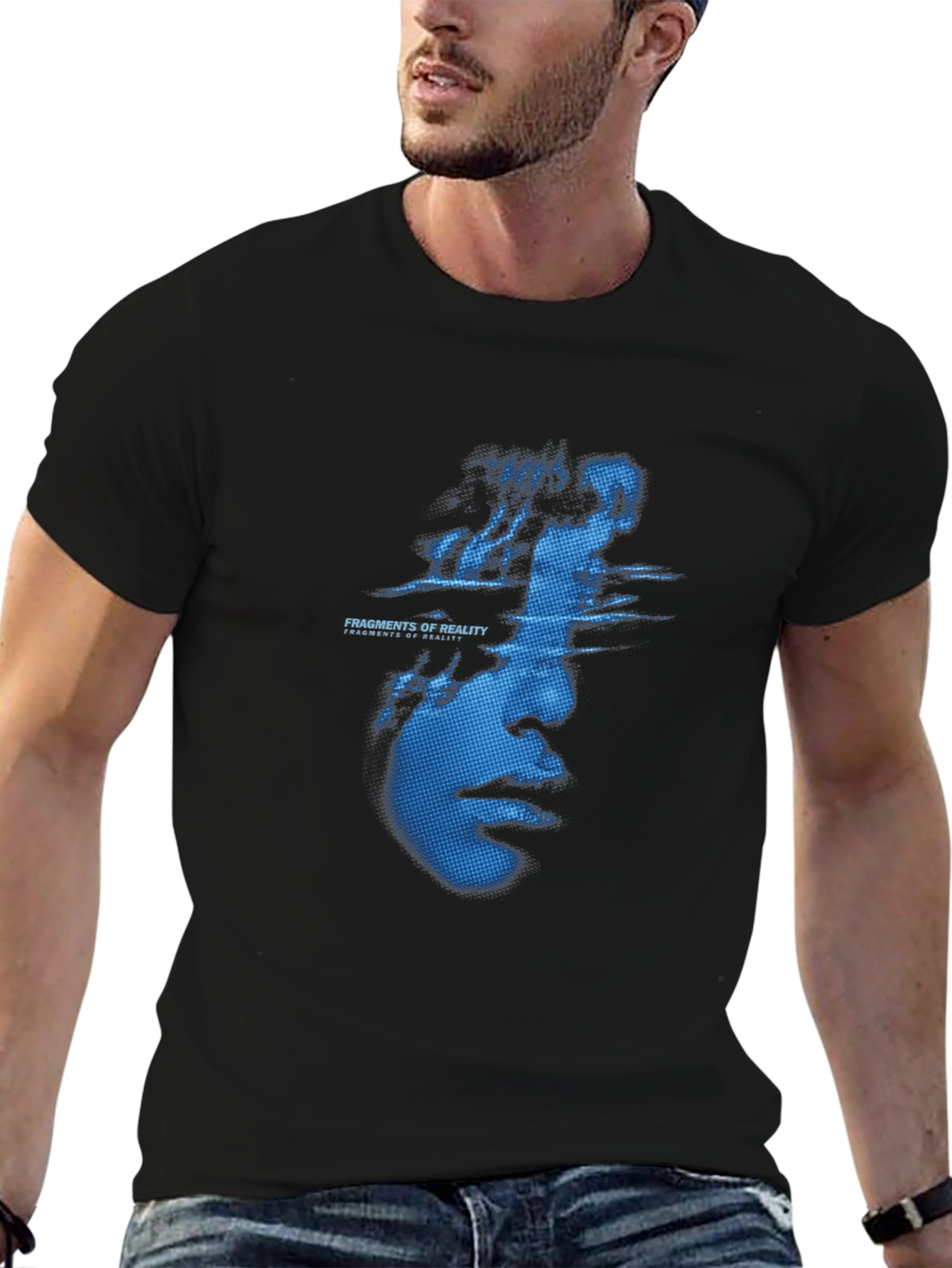 Fragments of Reality T-Shirt - Black Graphic Tee